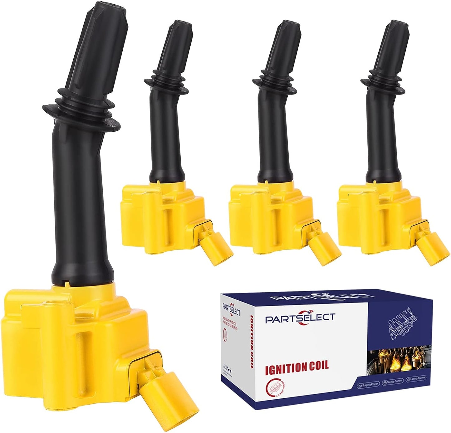 6PCS Ignition Coil Pack UF648 C1791 5C1848 Replacement for Jeep Grand Cherokee Wrangler for Dodge Avenge Challenger Charger Durango RAM 1500 for Chrysler 300 for VW Routan 3.6L V6 2011-2016