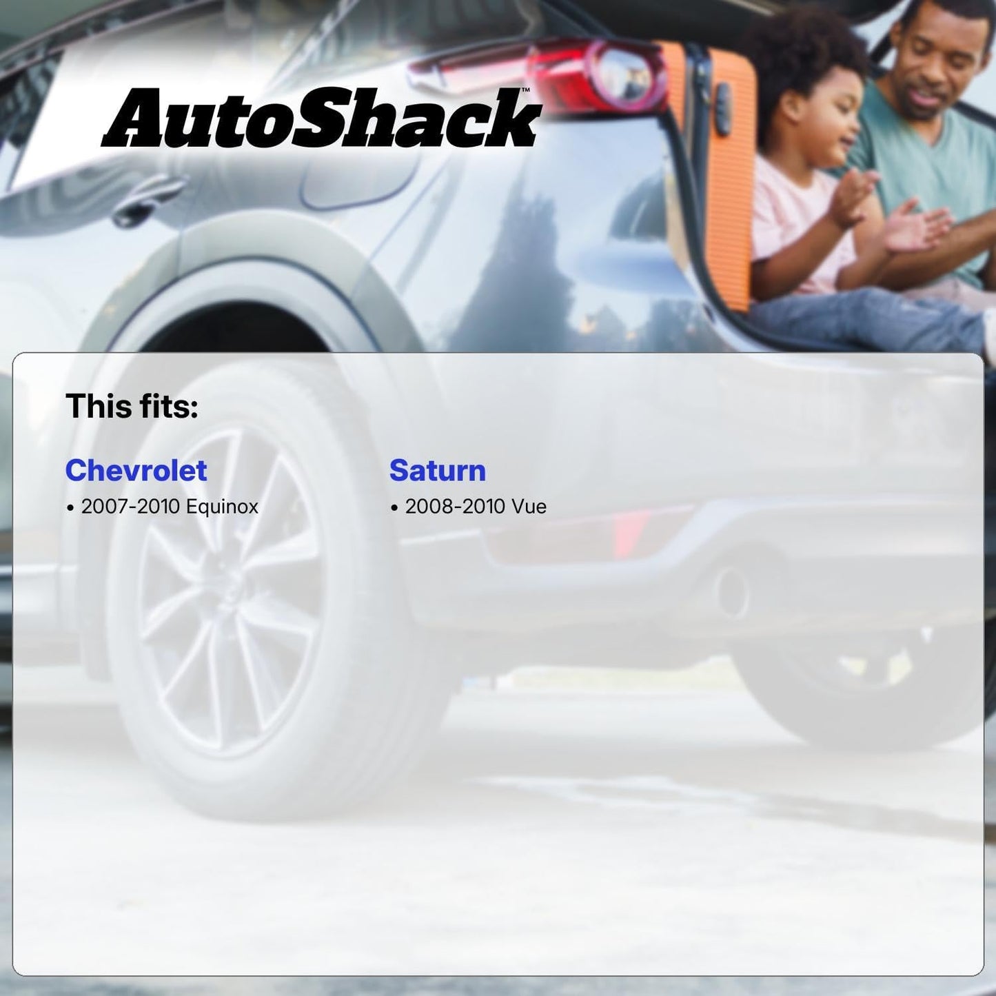 AutoShack Front Complete Strut & Coil Spring Assembly with Rear Shock Absorbers Set for Saturn Vue 2007-2010 Chevrolet Equinox | Full-vehicle Suspension System Replacement Kit CST272528-KS21260