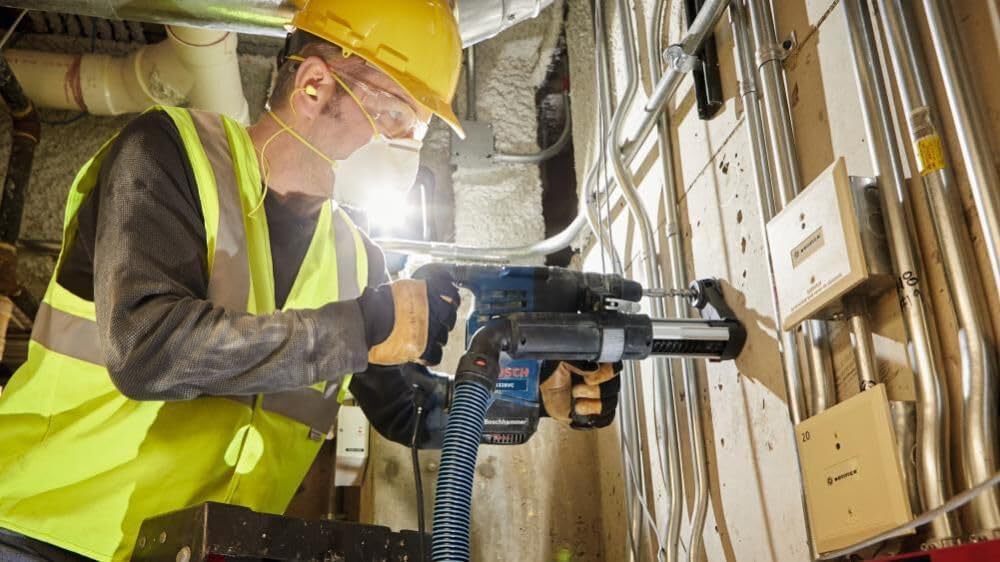 Bosch RH328VC-RT SDS-Plus Rotary Hammer, 1-1/8" - (Renewed)