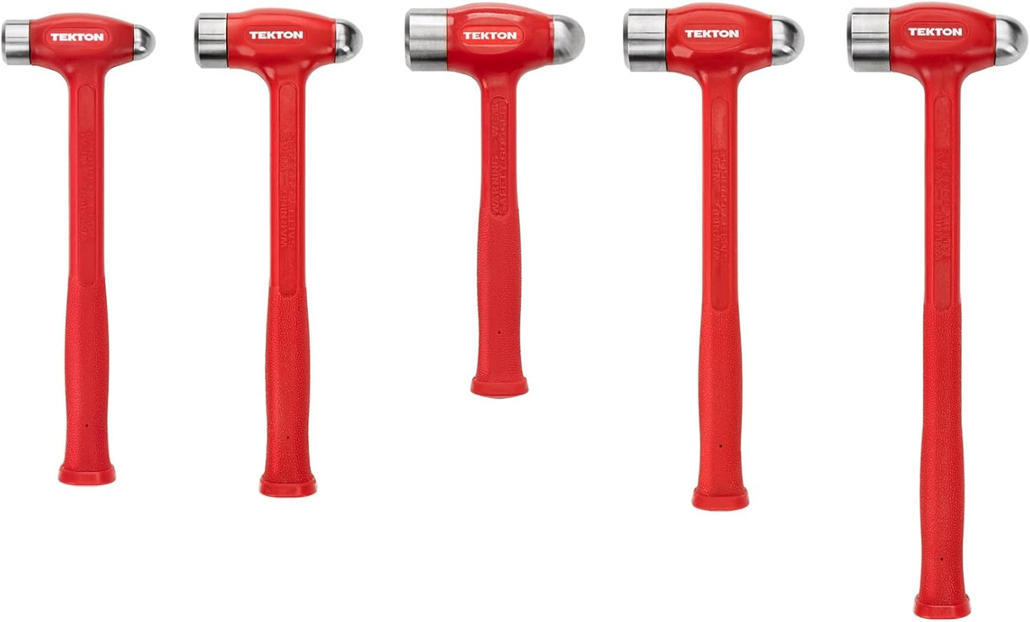 TEKTON Ball Peen Dead Blow Hammer Set, 3-Piece (36, 43, 50 oz.) | HDB95002 | Made in USA