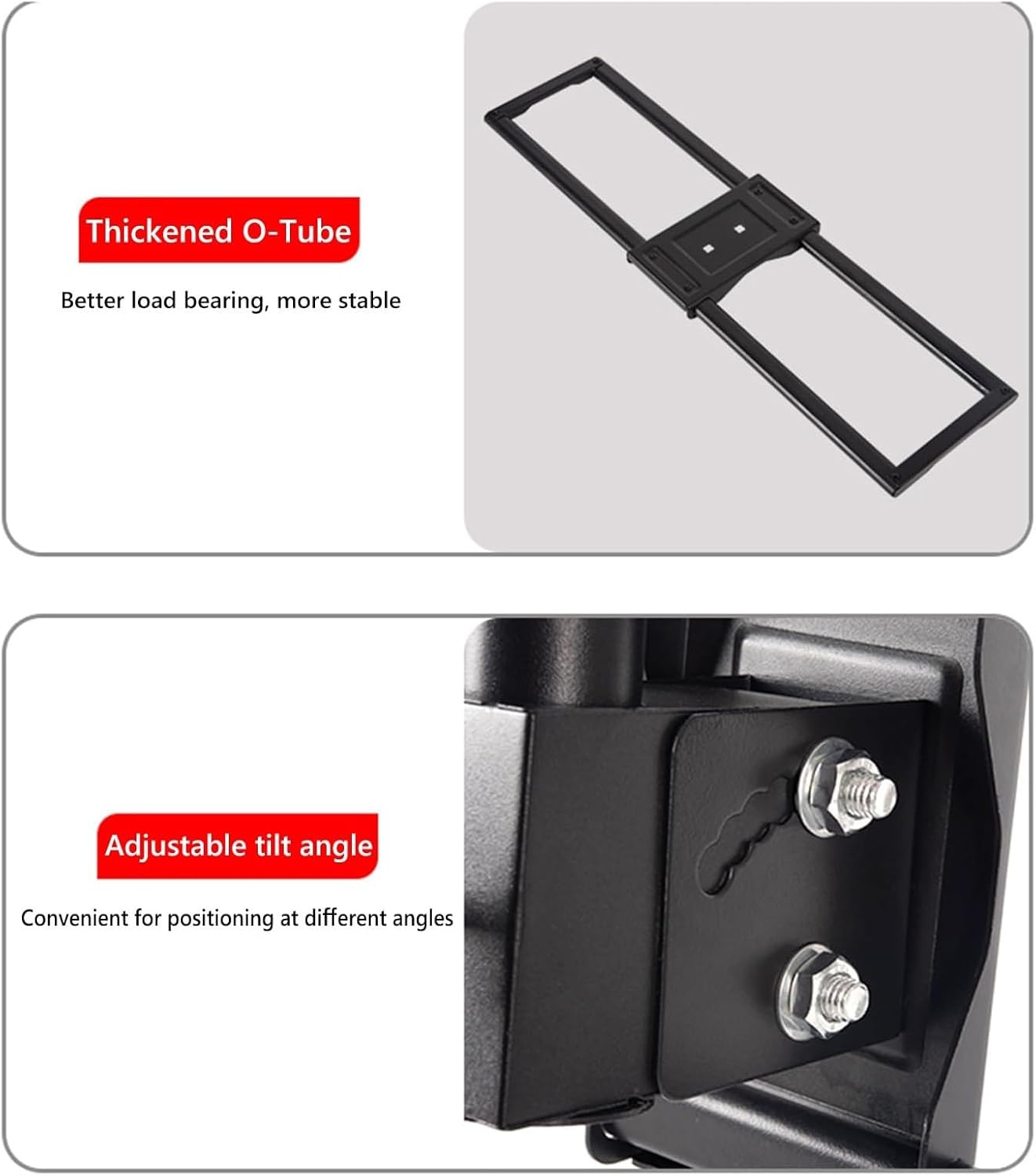 Adjustable Tilt TV Ceiling Mount - Ceiling TV Mount, Adjustable Height Telescoping Ceiling for 45-80 Inch TVs, Max 600x400mm, TV Stand Mount On Ceilings