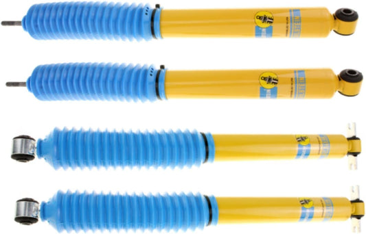 Bilstein 4600 Series Set of Front & Rear Monotube Shocks fits 2007 2017 Wrangler with 0" Lift | Comfort Ride | TrendsAuto Decal | 24-141727 24-141734
