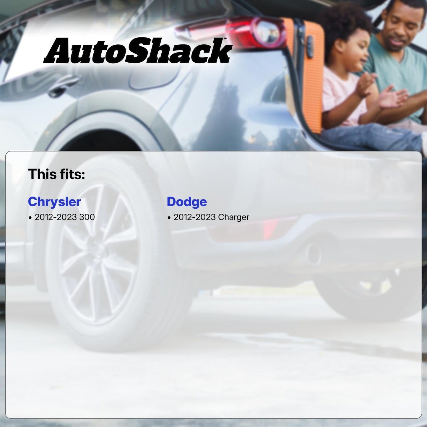 AutoShack Front Complete Strut & Coil Spring Assembly with Rear Shock Absorbers Set for 2012-2023 Chrysler 300 2012-2023 Dodge Charger | Full-vehicle Suspension System Replacement Kit CSTKS0055