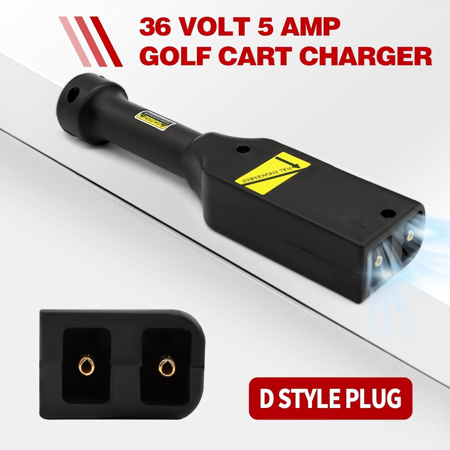 36V 5A with D Plug Volt Battery Charger Replacement for EZGO Txt Medalist Golf Cart