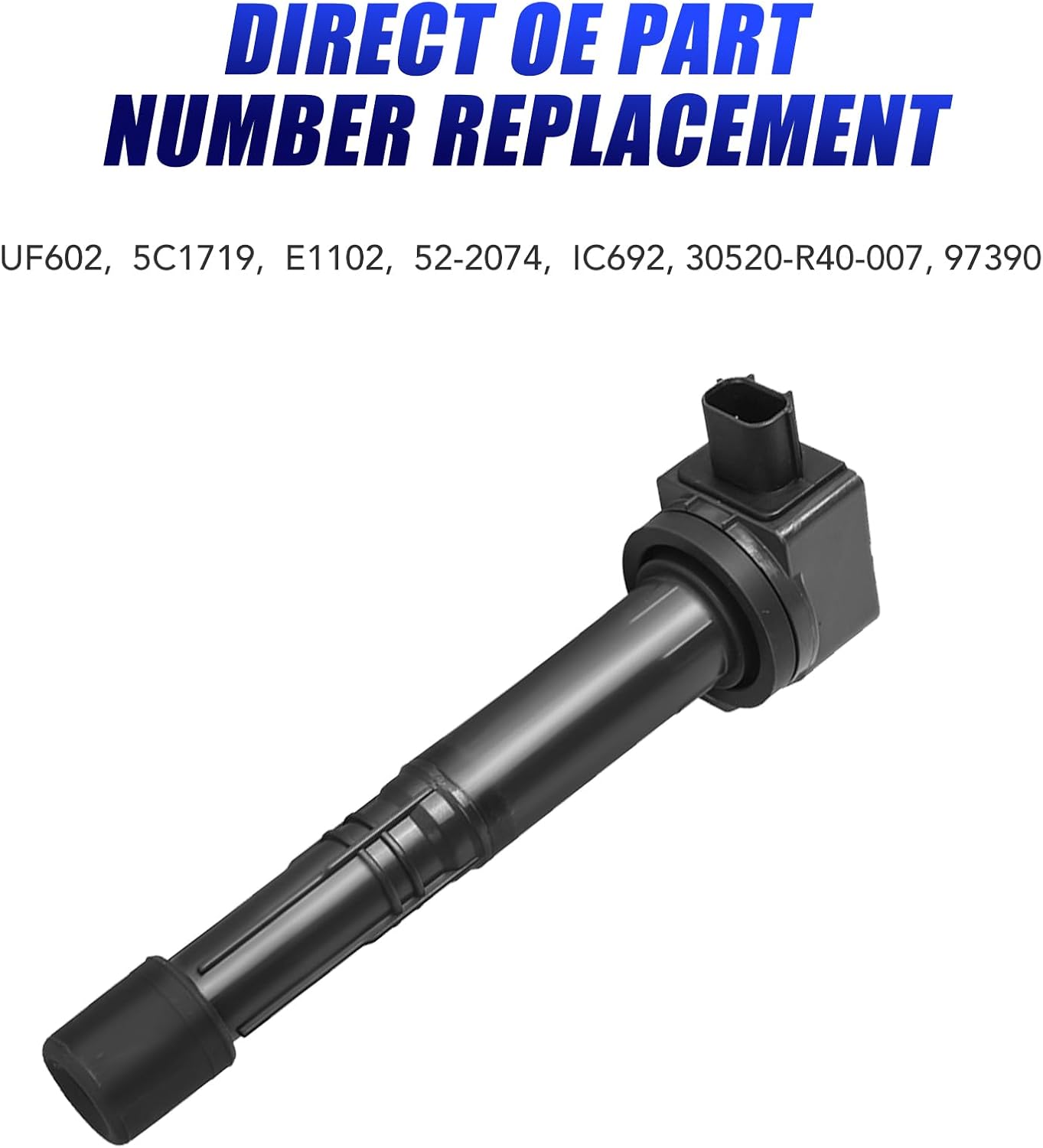 Set of 4 Ignition Coil Pack and Spark Plugs Fits for 2.4 L4 Honda Accord CRV Crosstour Civic SI Acura ILX 2008 2009 2010 2011 2012 2013 2014 Replaces UF602