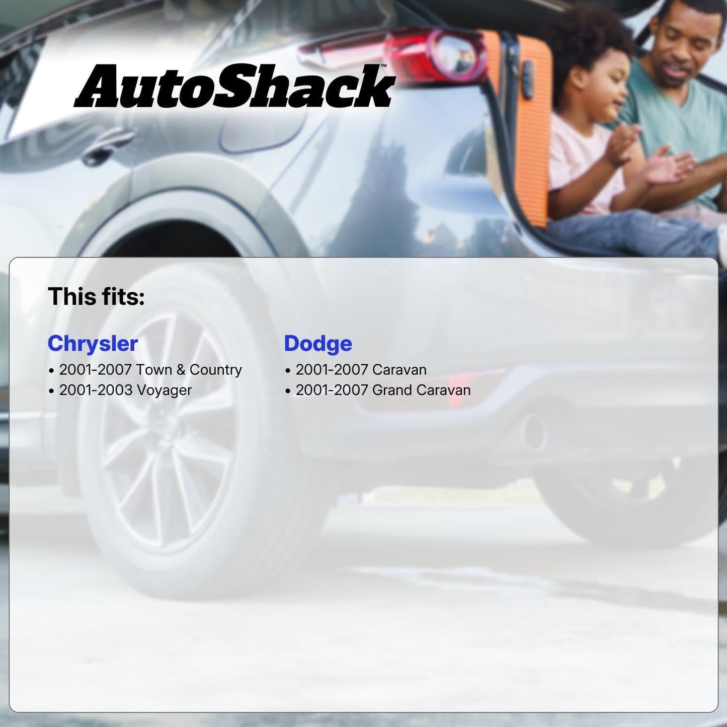 AutoShack Front Complete Strut & Coil Spring Assembly with Rear Shock Absorbers Set for Dodge Grand Caravan Chrysler Town & Country | Full-vehicle Suspension System Replacement Kit CSS022-292PR