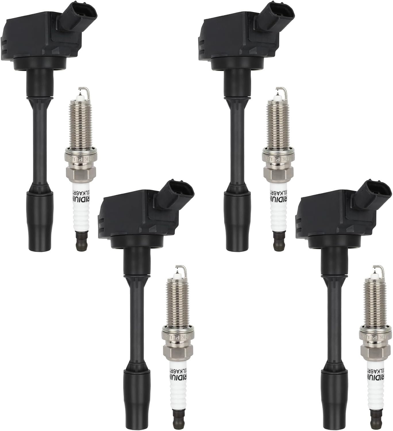 ASAPE 4PCS Ignition Coil Pack UF849 and 4PCS Iridium Spark Plugs Fit for 2019 for Toyota RAV4 2018-2020 for Toyota Camry 2020-2021 for Toyota Highlander