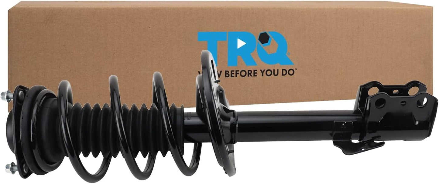TRQ Front Left Complete Strut & Coil Spring Assembly Drivers Side Compatible with 2011-2017 Honda Odyssey