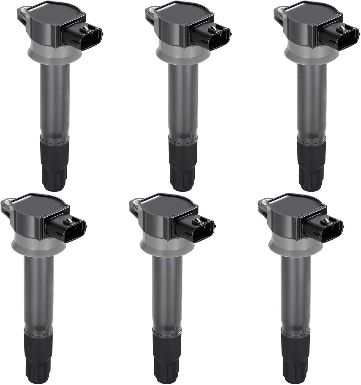 BDFHYK Ignition Coil Pack UF807 and Iridium Spark Plugs 93175 Compatible with Chrysler Pacifica Dodge Durango Jeep Grand Cherokee Wrangler Ram 1500 3.6L V6 68223569AB LKR7DIX-11S, Sets of 6