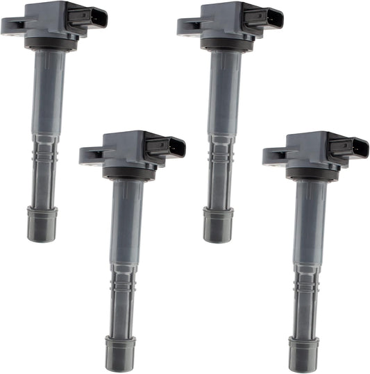 BOXI Ignition Coil Pack UF-417 Compatible with 2007-2012 Acura RDX 2004-2008 Acura TSX 2.3L 2.4L L4 Replacement for UF417 52-1781 30520-PNC-004 - Pack of 4