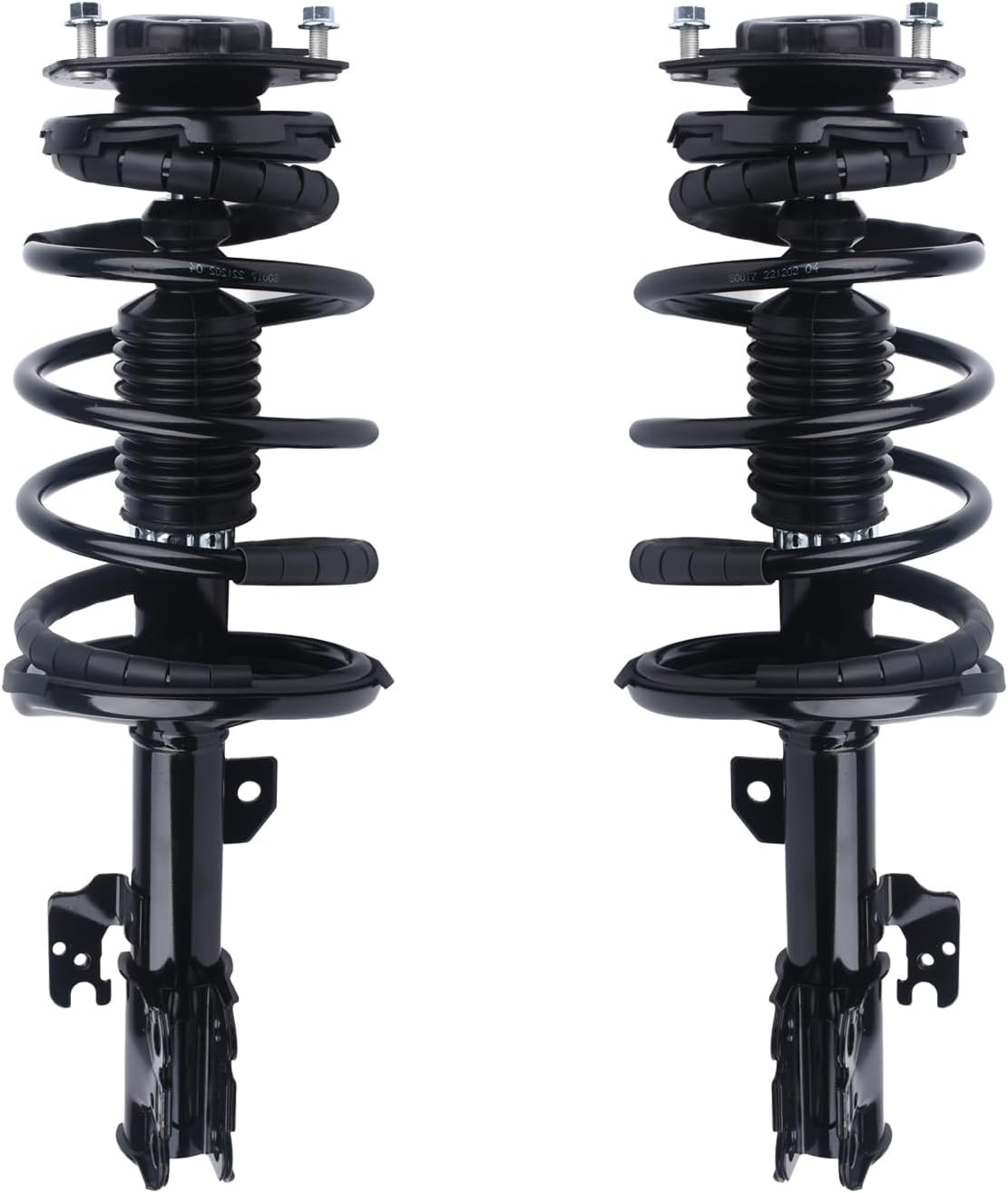 Autoround Front Complete Strut & Coil Spring Assembly Compatible with 2002 2003 Toyota Camry Lexus ES300 171490 171491