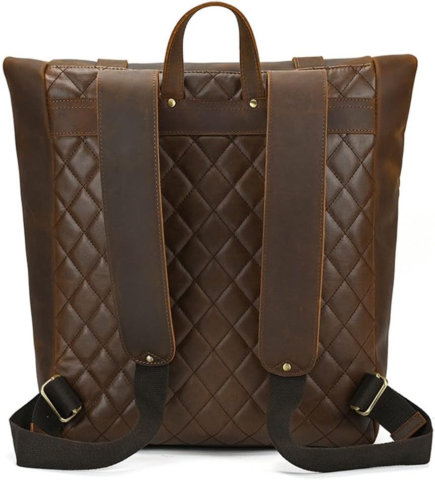 1pccs Retro Men's Backpack Large Capacity Backpack College 16 Inch Computer Bag