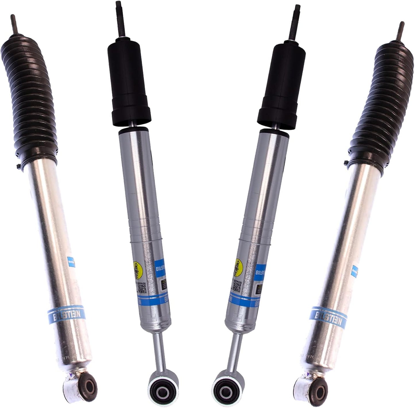 Bilstein 5100 Series Set of Front & Rear Monotube Shocks fits 2005-2015 Tacoma 4WD with 0-1" Rear Lift | Provides 0-2.5" Front Lift | Includes TrendsAuto Decal