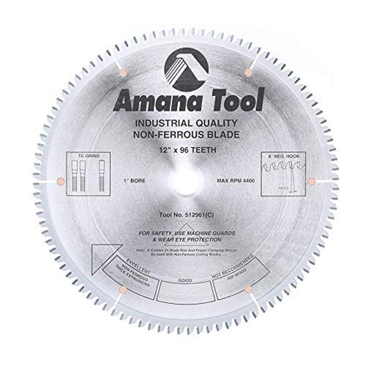 Amana Tool - 514108 Carbide Tipped Aluminum & Non-Ferrous Metals 14" Dia x 108T Tcg