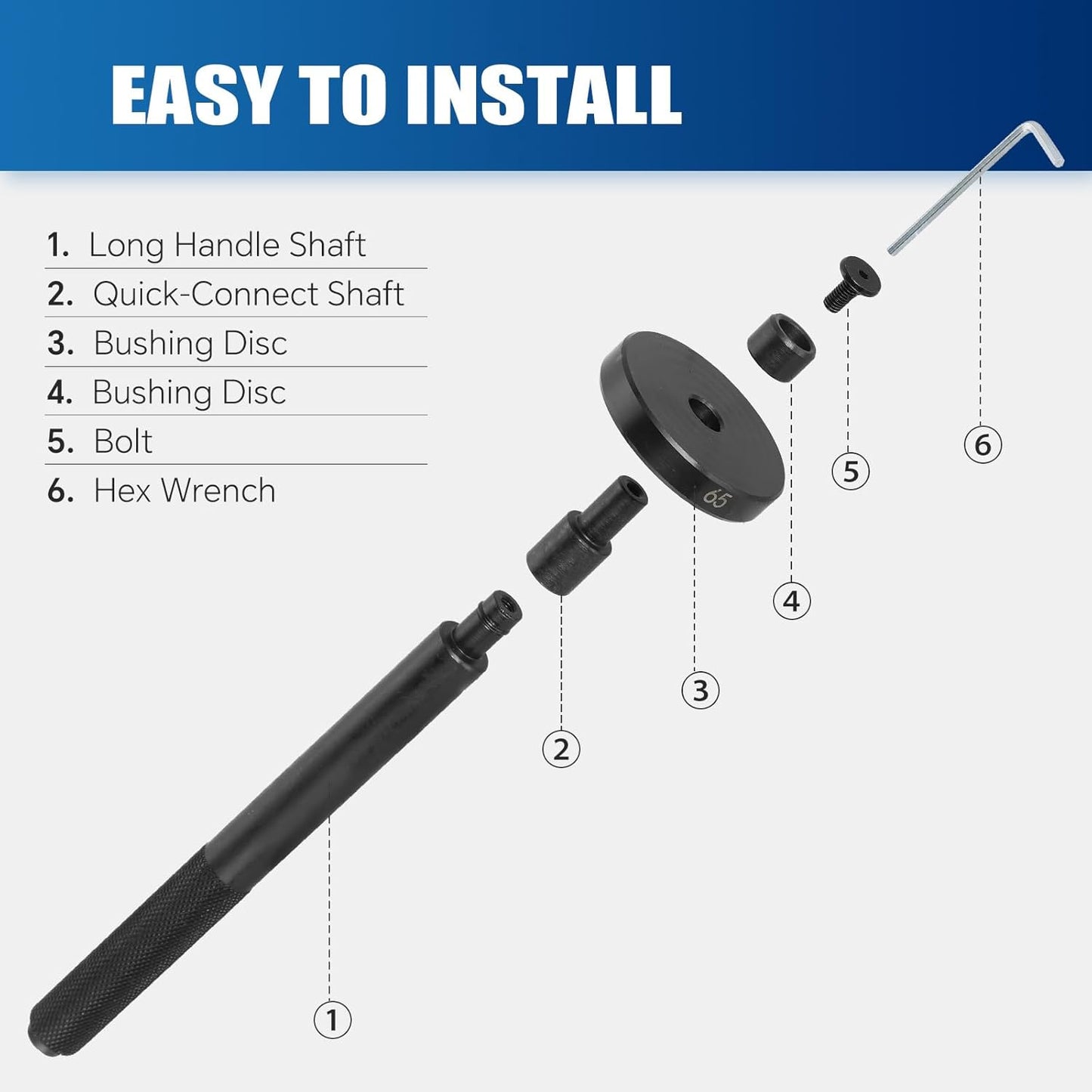 ATP Bush Bearing and Seal Driver Set 52pc