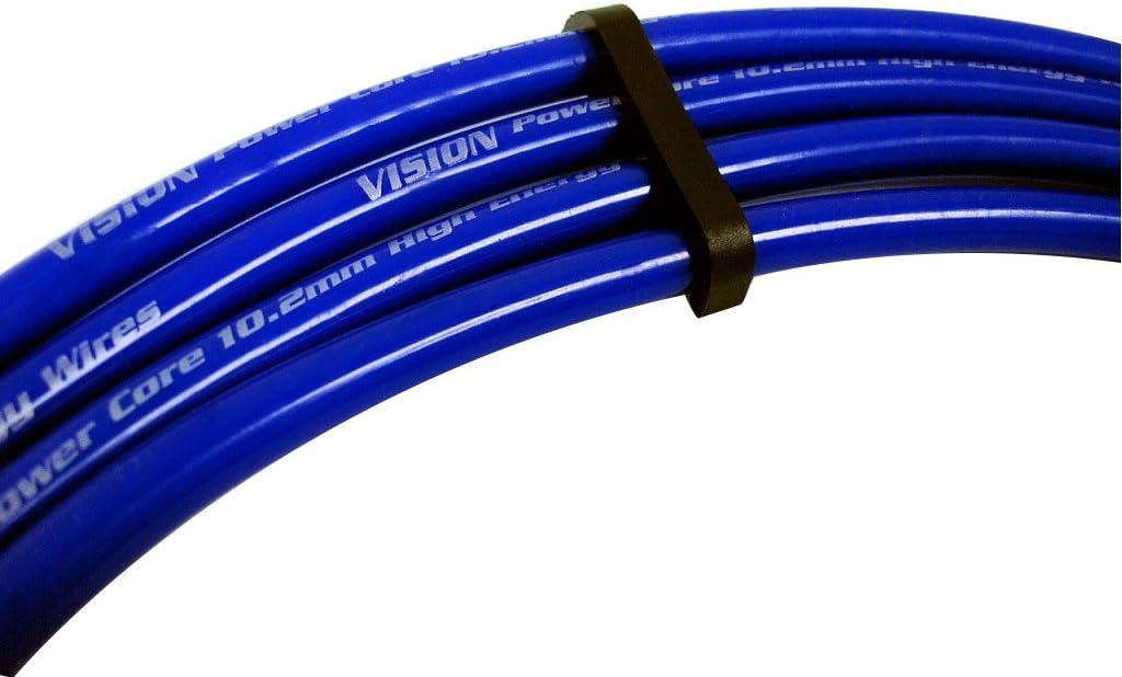 VMS RACING 94-01 10.2mm High Performance Engine Spark Plug Wires Wire Set in Blue Compatible with Honda Acura Integra B18 B18B DB7 DB8 DC2 DC3 DC4 SiR 2 GSR ITR Type R DOHC VTEC Non-VTEC 94-01