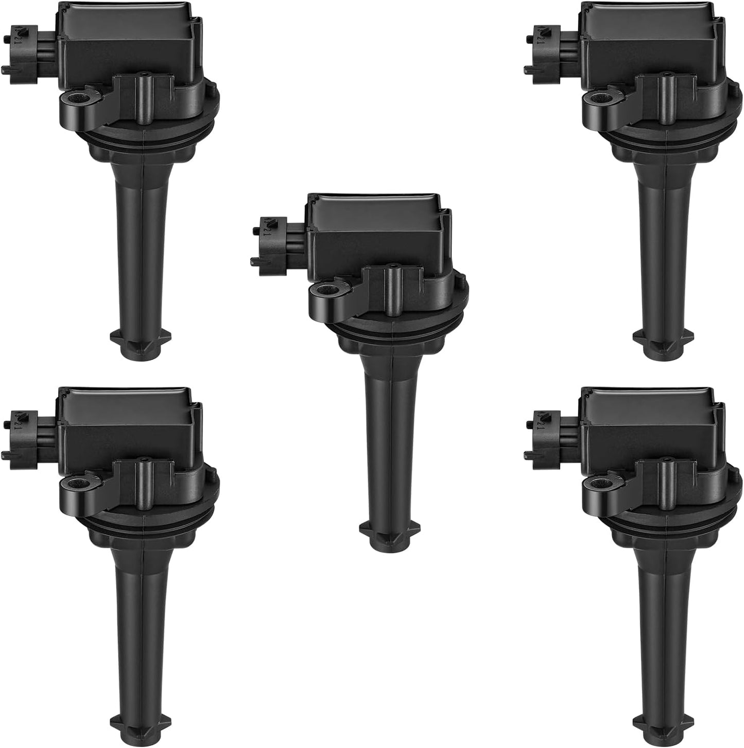 BDFHYK Ignition Coil Pack and Double Iridium Platinum Spark Plugs Compatible with BMW 328i xDrive 528i X3 525i 530i 325i 325xi 330i 330xi X3 Z4 X5 3.0L 2.5L L6 0221504470 12120032137 UF592, Sets of 6