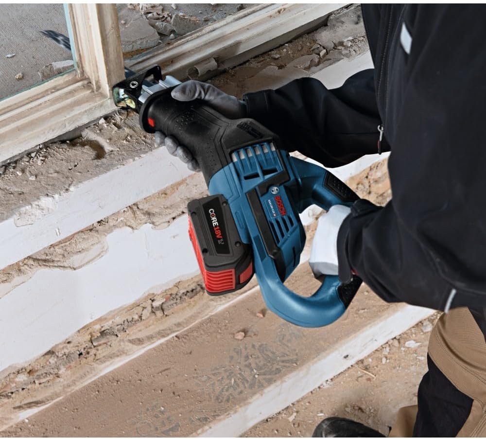 BOSCH GSA18V-125N 18V EC Brushless 1-1/4 In.-Stroke Multi-Grip Reciprocating Saw (Bare Tool)