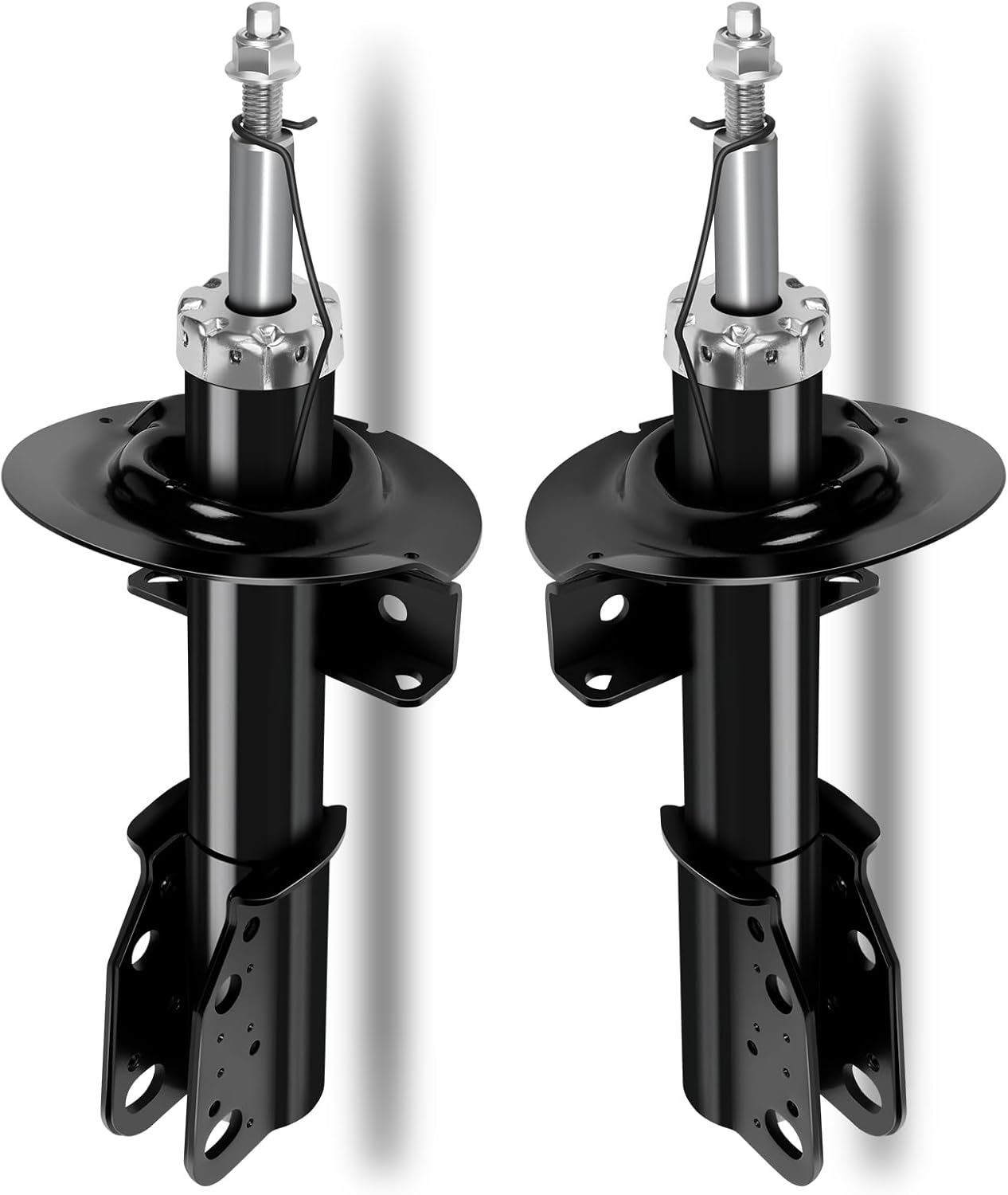 AUTOMUTO 2 Pcs Struts Shock Absorbers Compatible with 2008-2012 for Buick Enclave,2009-2012 for Chevy Traverse,2007-2012 for GMC Acadia,2007-2009 for Saturn Outlook with 339272 Auto Shocks - Front