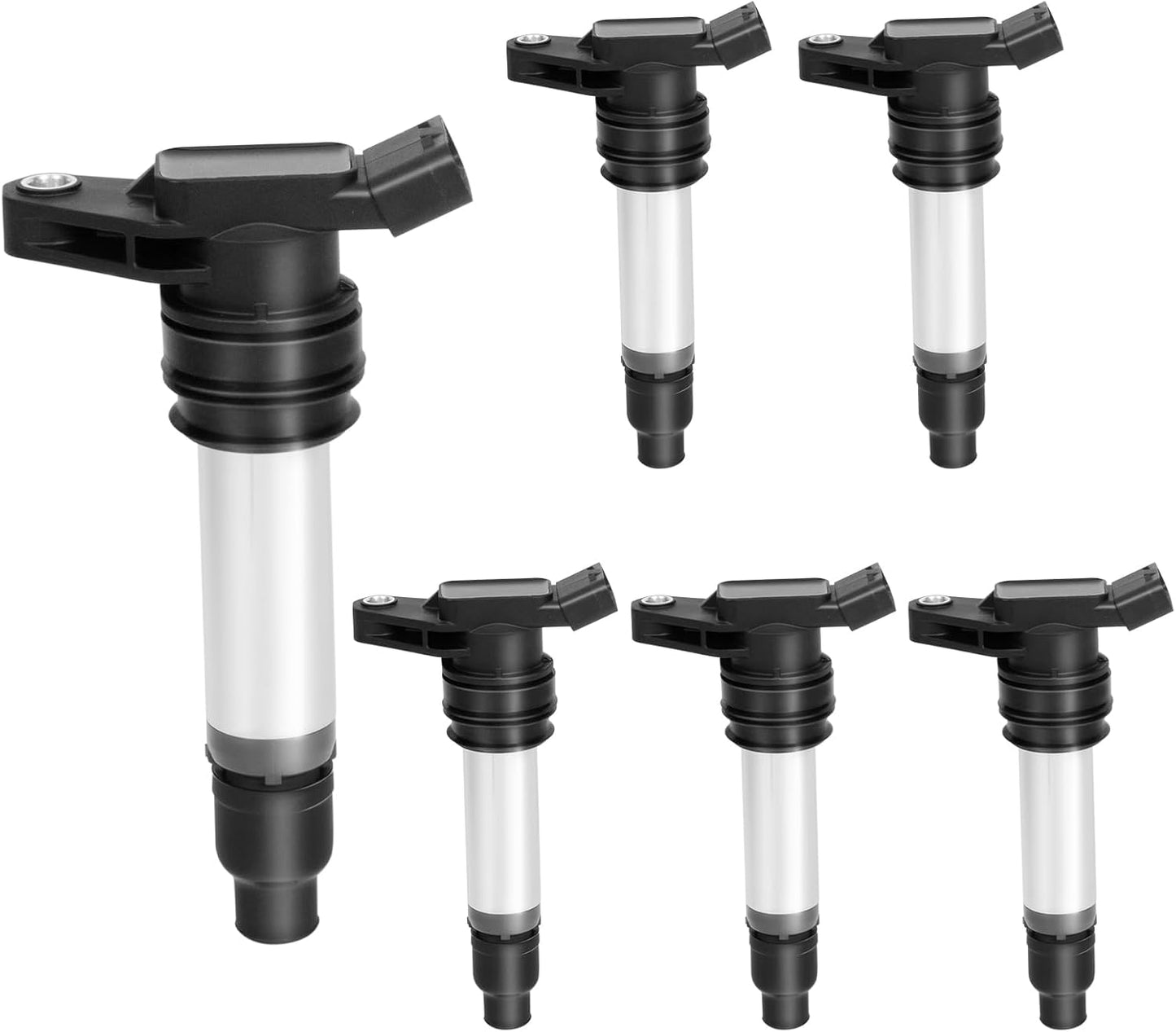 6Pcs Ignition Coil Pack Compatible with Chevy Traverse Impala Malibu Equinox Colorado Camaro & Cadillac CTS SRX ATS XTS & GMC Canyon Acadia Terrain & Buick Enclave LaCrosse & Saturn/Suzuki/Saab UF569