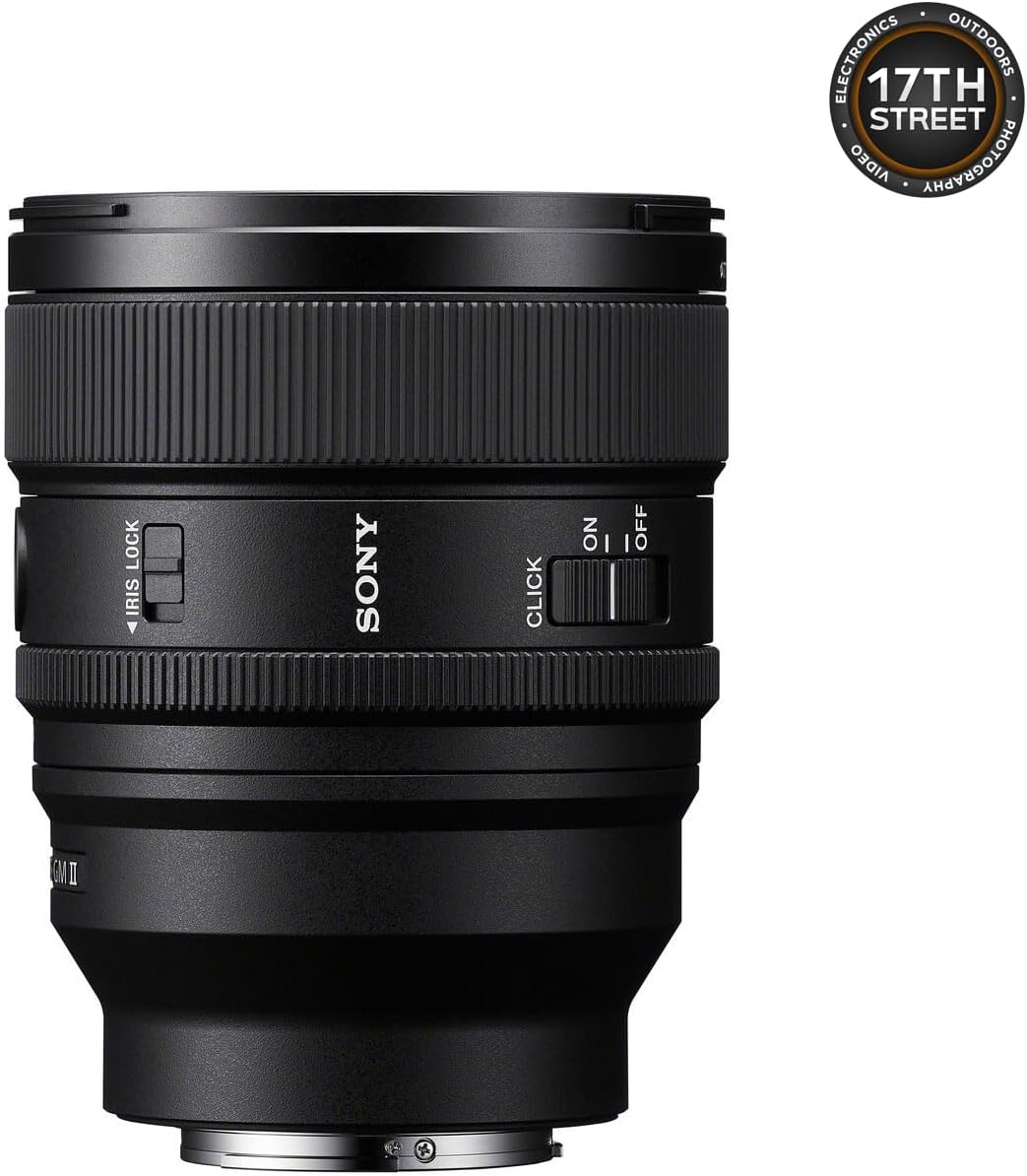 Sony FE 85mm f/1.4 GM II Lens for E-Mount Cameras | Full-Frame Large-Aperture Digital Camera Lens with Corel Art Suite Software Kit, SanDisk 64GB Memory Card and Camera Backpack - Essential Bundle Kit