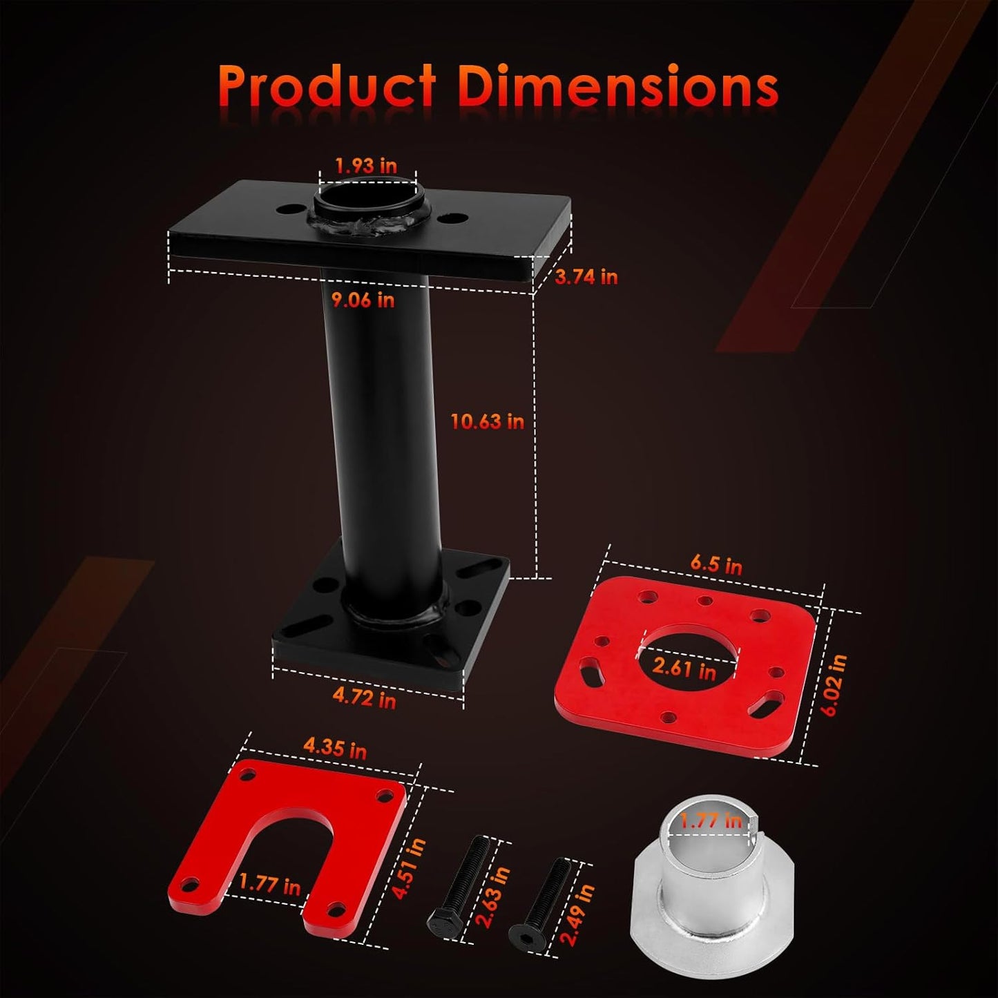 ATRACYPART Rear Axle Bearing Puller & Installer, ABS Tone Ring Tool Kit, Wheel Bearing Removal Tool, Compatible with 1995-2020 Pick-up/Trucks 4Runner Hilux T100 Tacoma Tundra