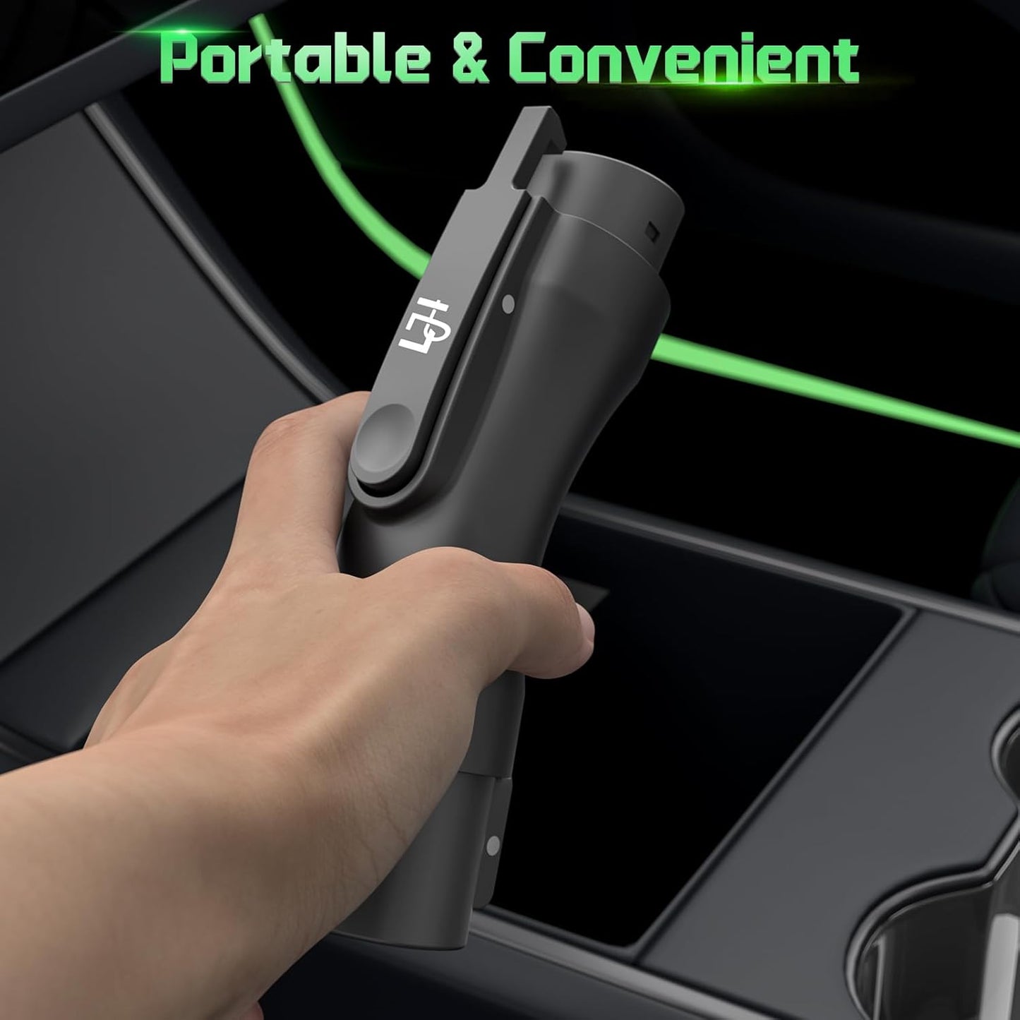 Tesla to J1772 Adapter (NACS to J1772) - 48 Amp & 250V,Compatible with Tesla High Powered Connectors, Destination Chargers & Mobile Connectors for J1772 Electric Vehicles