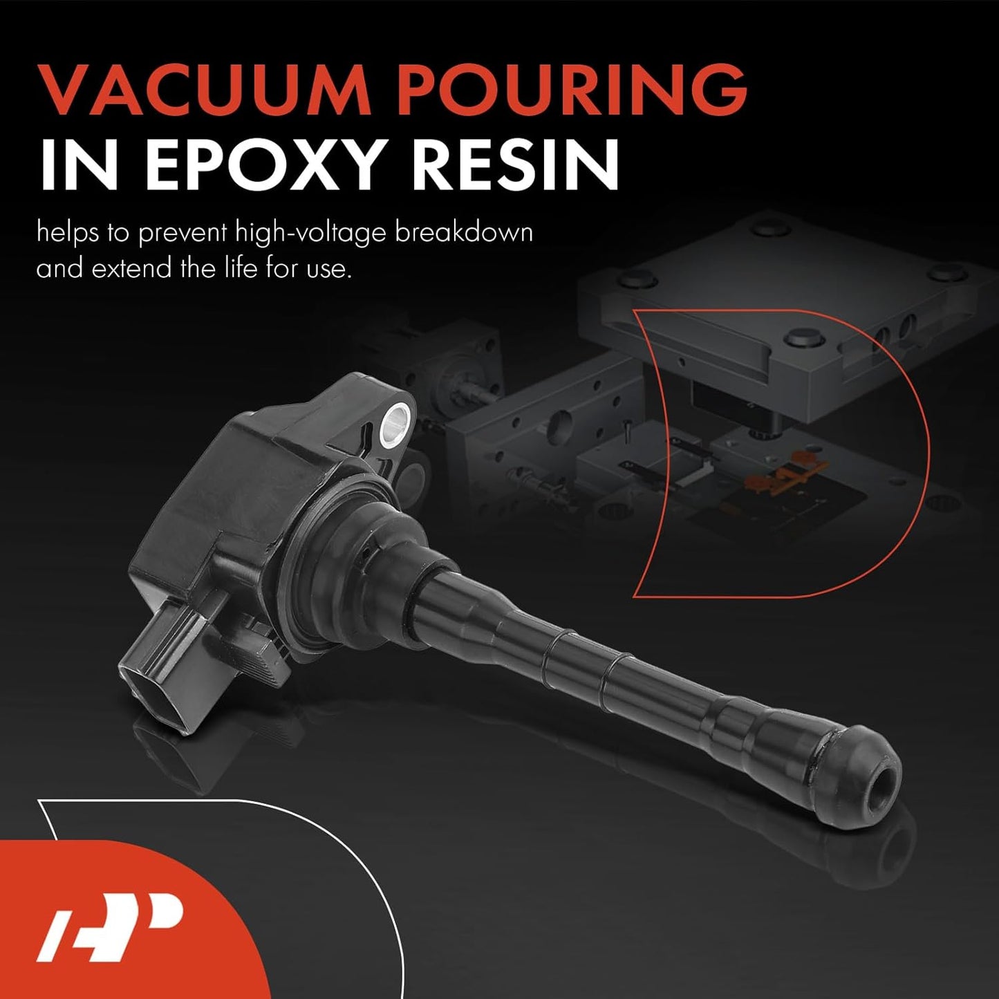 A-Premium Ignition coil Packs Compatible with Nissan Altima 2019-2021, Rogue 2021-2022, L4 2.5L, 4-PC Set