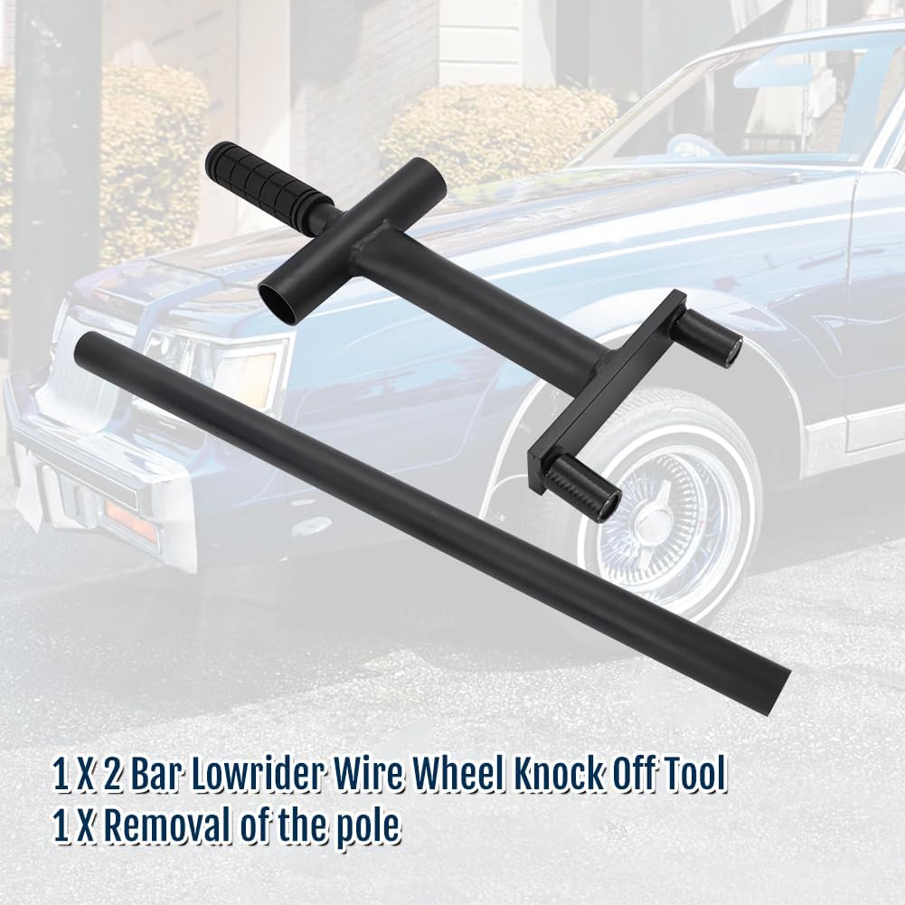 2 Bar Lowrider Wire Wheel Knock Off Tool with Bar Suitable for Dayton Luxor Zenith China 2 Bar Wire Wheels Removal and Installation Tools