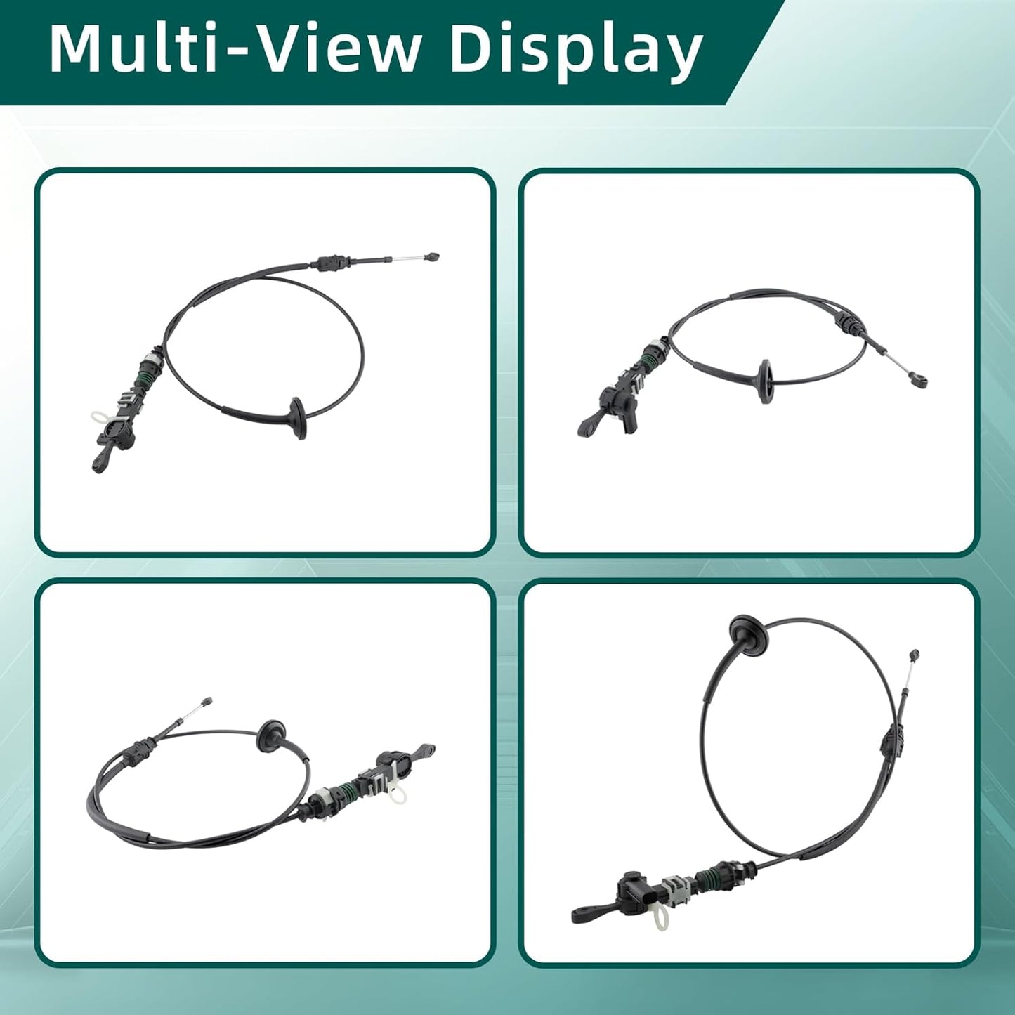 AUTOKAY 52107847AM Auto Transmission Shift Cable Fits for Dodge Ram 1500 2500 3500 4500 5500 2002 2003 2004 2005 2006 2007 2008 2009 2010 Re# 52107847AK 912-600 912600