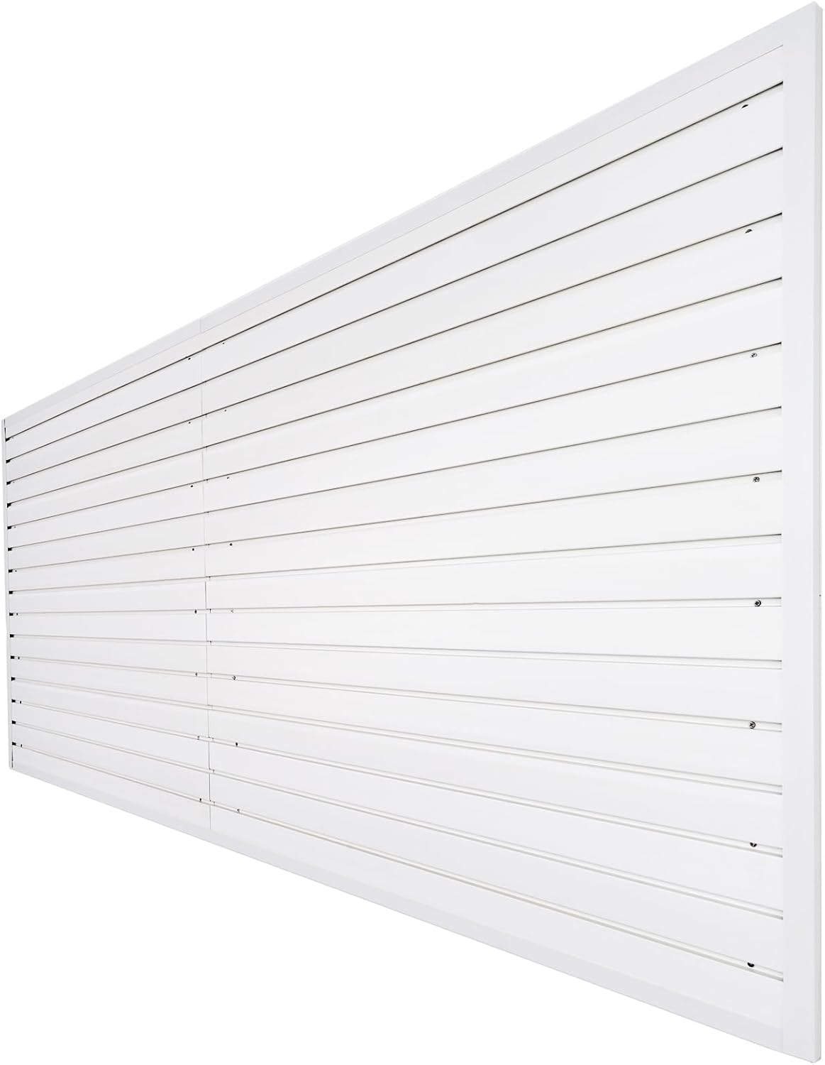 Slat Wall Paneling Garage Wall Organizer, Black Slatwall Panels 4'x8' Garage Tool Organizer Wall Mount Garage Slat Wall Storage Systems, Slat Board PVC Wall Panels Garage Storage Organization Product