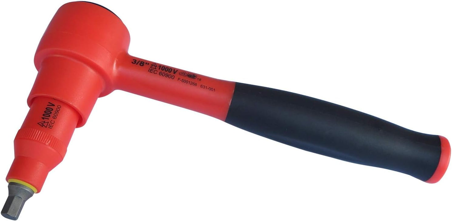 1000V Insulated Metric Socket Set | 20 Piece 3/8" Drive | 5 Hex Bits