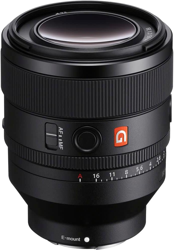 Sony FE 50mm F1.2 GM Standard Prime Lens (SEL50F12GM) – Full-Frame E-Mount | Ultra-Bright F1.2 Aperture | 64GB Memory Card, Filter Kit, Backpack, Flex Tripod, Cap Keeper, Cleaning Kit and More
