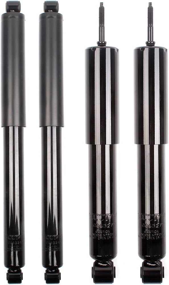 4Pcs Front + Rear Shocks Set for F150 - INEEDUP Shock Absorber Kit for 1990 1991 1992 1993 1994 1995 1996 for Ford for F-150 Bare Struts Amortiguadores