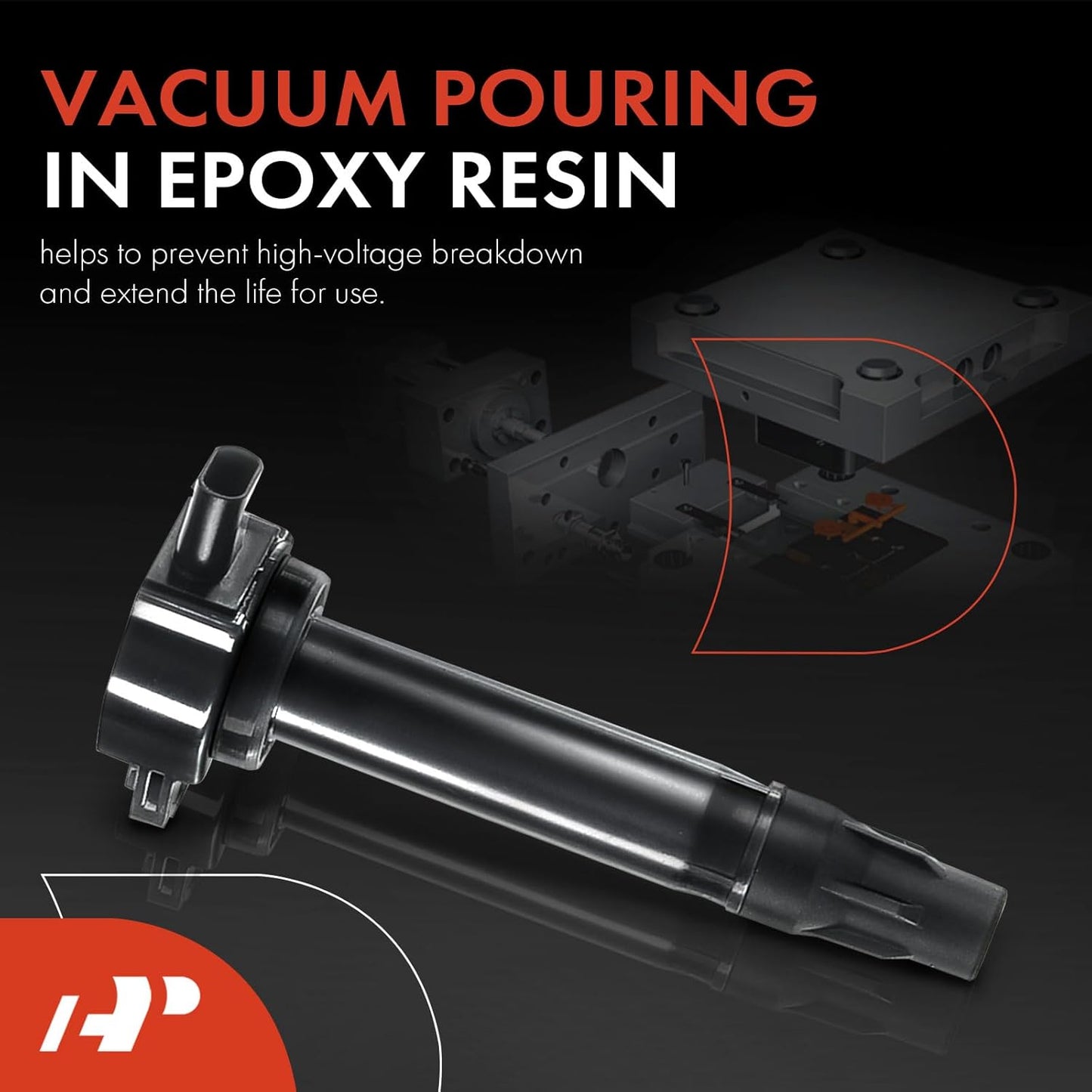 A-Premium 4PCS Ignition Coil Packs Compatible with Dodge, Jeep & Chrysler Vehicles - 1.8L 2.0L 2.4L - Journey 2009-2020, Avenger 2008-2014, Caliber 2007-2012, Patriot Compass 2007-2017, 200, Sebring