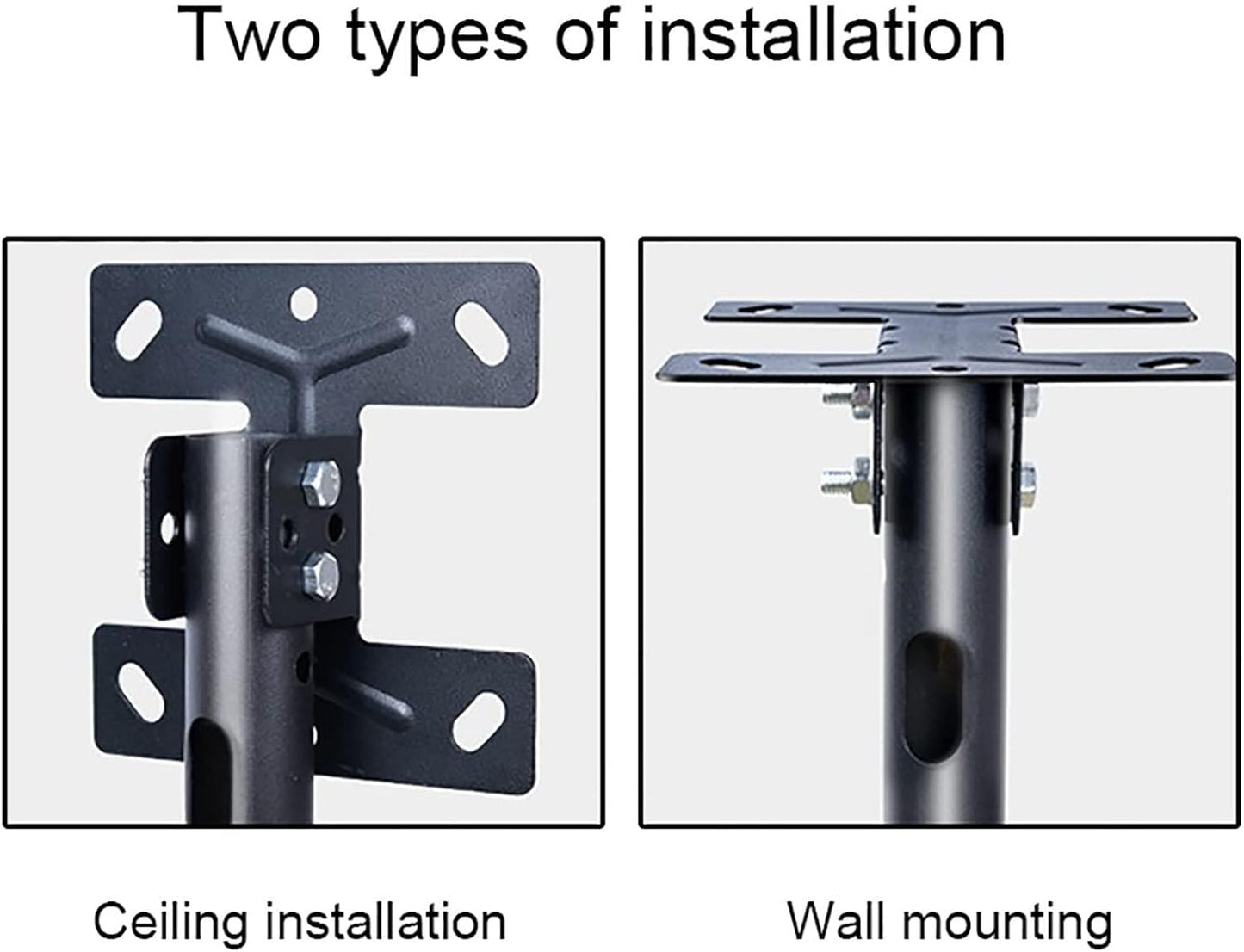 Universal TV Stand TV Ceiling Mount Bracket, Double Bar Adjustable Tilt TV Bracket, Suitable for 55-86 Inch Large LED Sns, VESA 800x400mm (79)