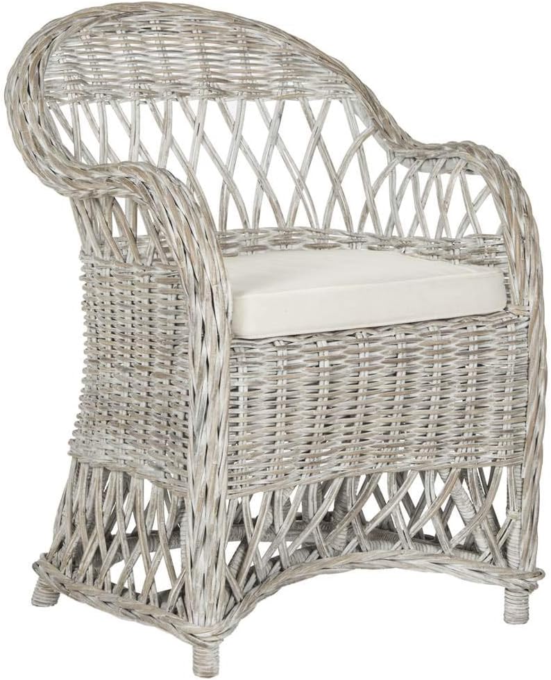 Safavieh Home Collection Inez Natural Wicker Club Chair