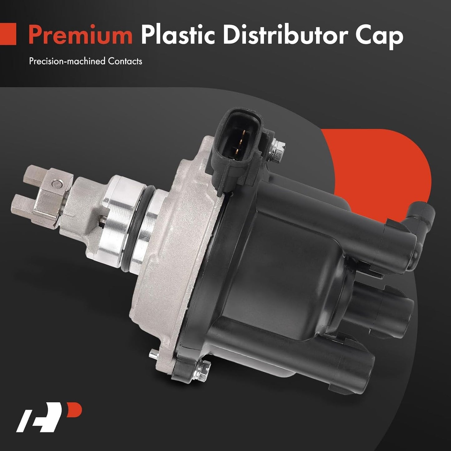 A-Premium Ignition Distributor with Cap and Rotor Compatible with Toyota MR2 1991-1992, Celica 1990-1992, 2.2L