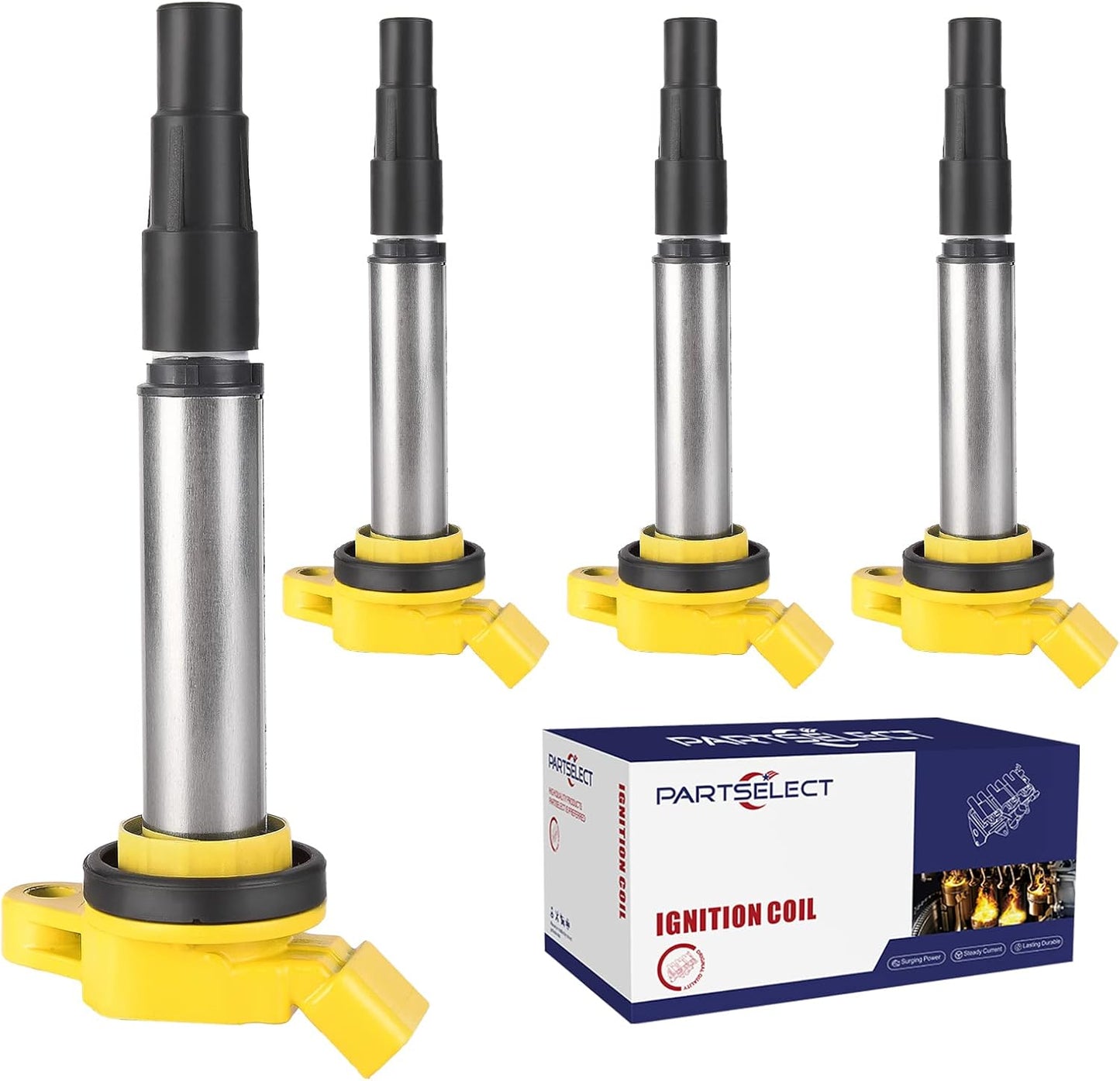 6PCS Ignition Coil Pack UF648 C1791 5C1848 Replacement for Jeep Grand Cherokee Wrangler for Dodge Avenge Challenger Charger Durango RAM 1500 for Chrysler 300 for VW Routan 3.6L V6 2011-2016
