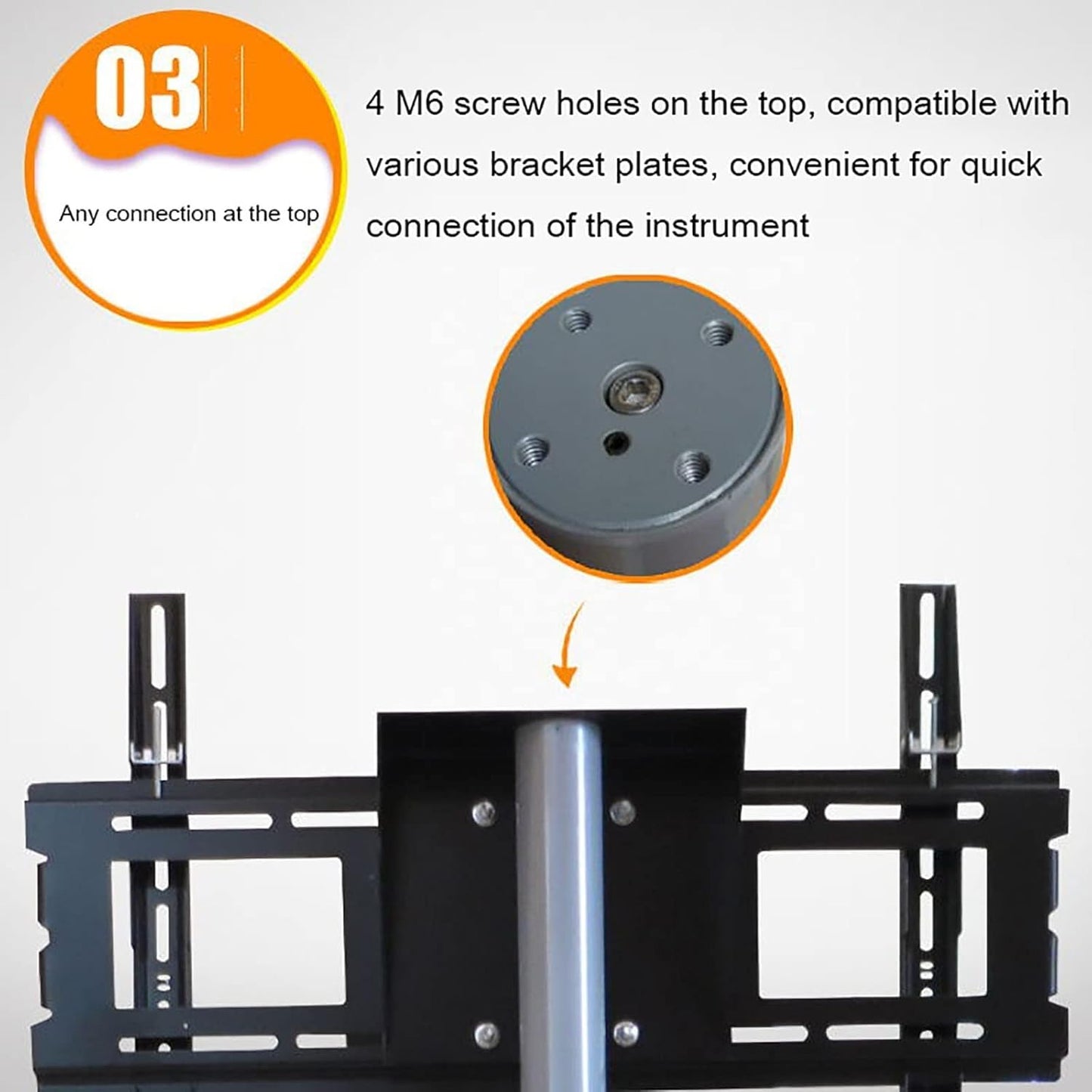 Adjustable Height Electric TV Lift with Remote Control - Motorized TV Mount - Ceiling TV Mount Bracket,2 Installation Methods,Fits 26-70 Inch Low Profile TVs,30cm