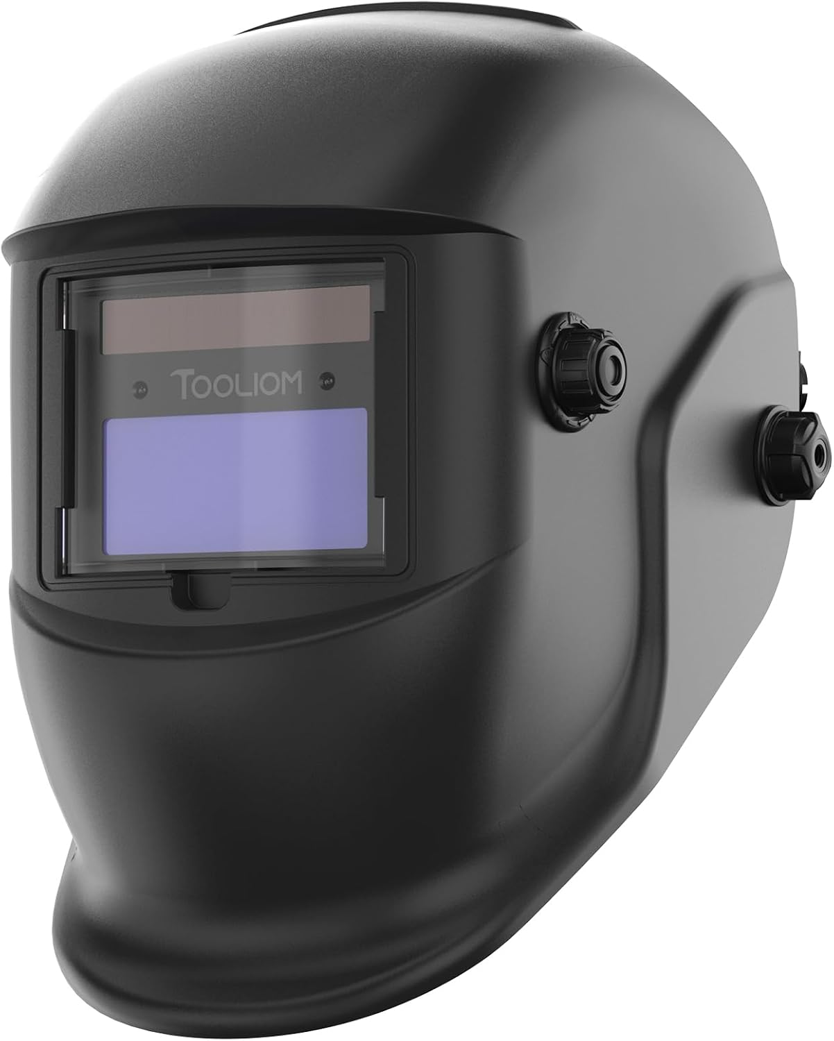 TOOLIOM Solar Powered Welding Helmet Auto Darkening for TIG MIG ARC Welder Mask with Adjustable Shade Range 4/9-13 Blue Eagle Design