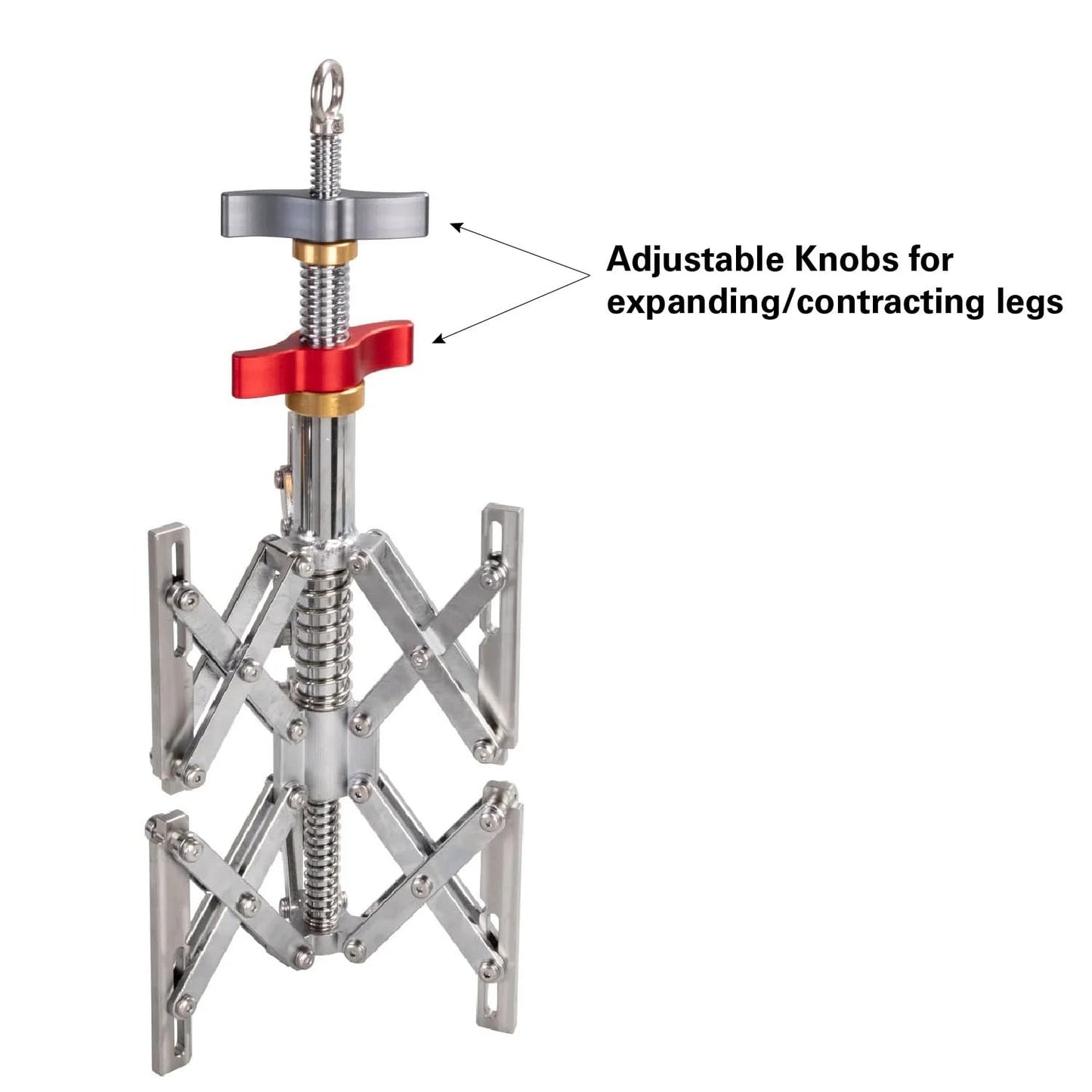 The Spider, Internal Pipe Fit-Up Clamp, CNC Machined for Precise Alignment, Stainless Steel Contact Points, Dual Locating Legs Adjustment, Versatile Fit: 4" to 8", CSA480