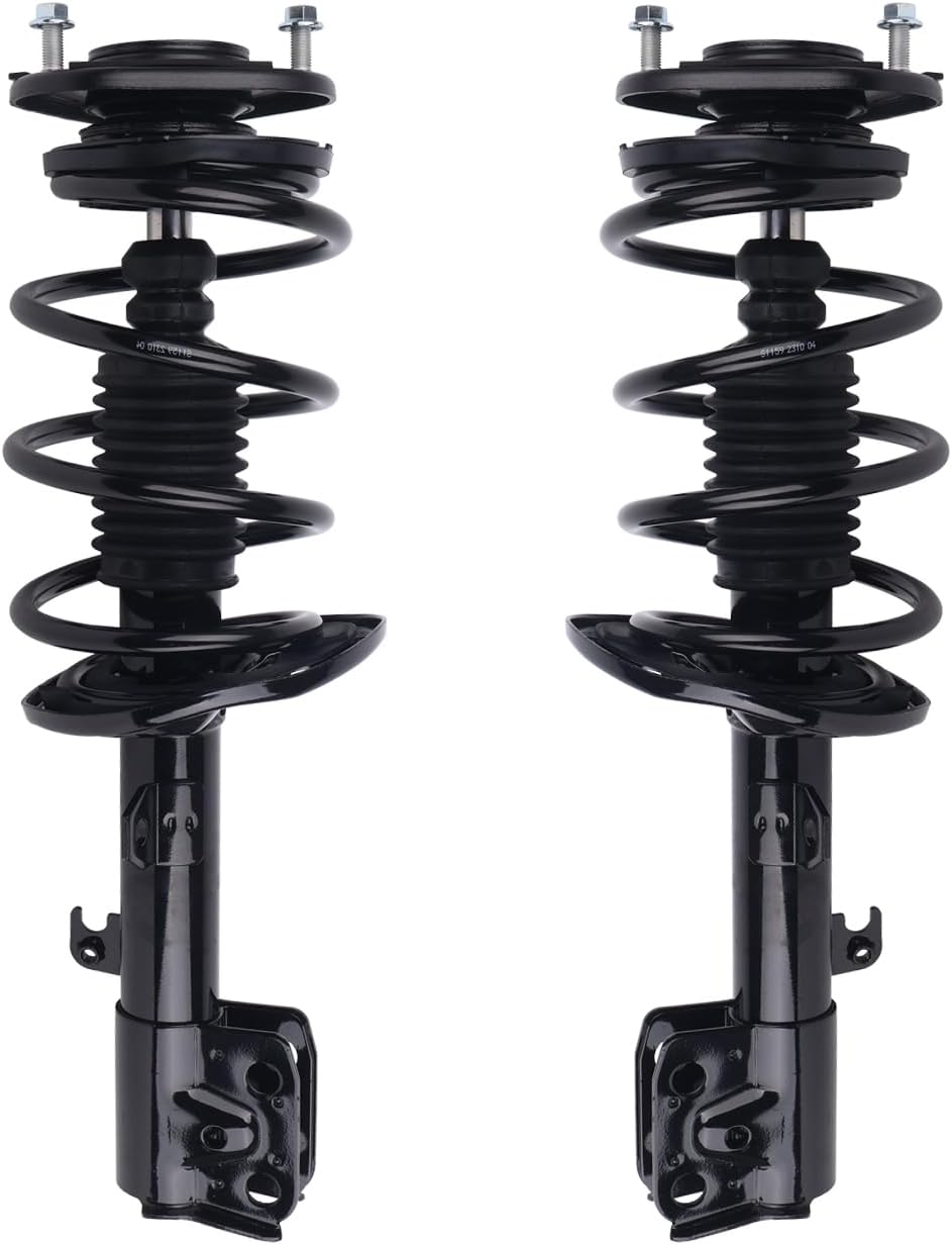 Autoround 172990 172989 Front Complete Shock Absorber Compatible with Toyota Corolla 2014 2015 2016 2017 2018 2019 1.8L L4, Left & Right Struts with Coil Spring Assembly
