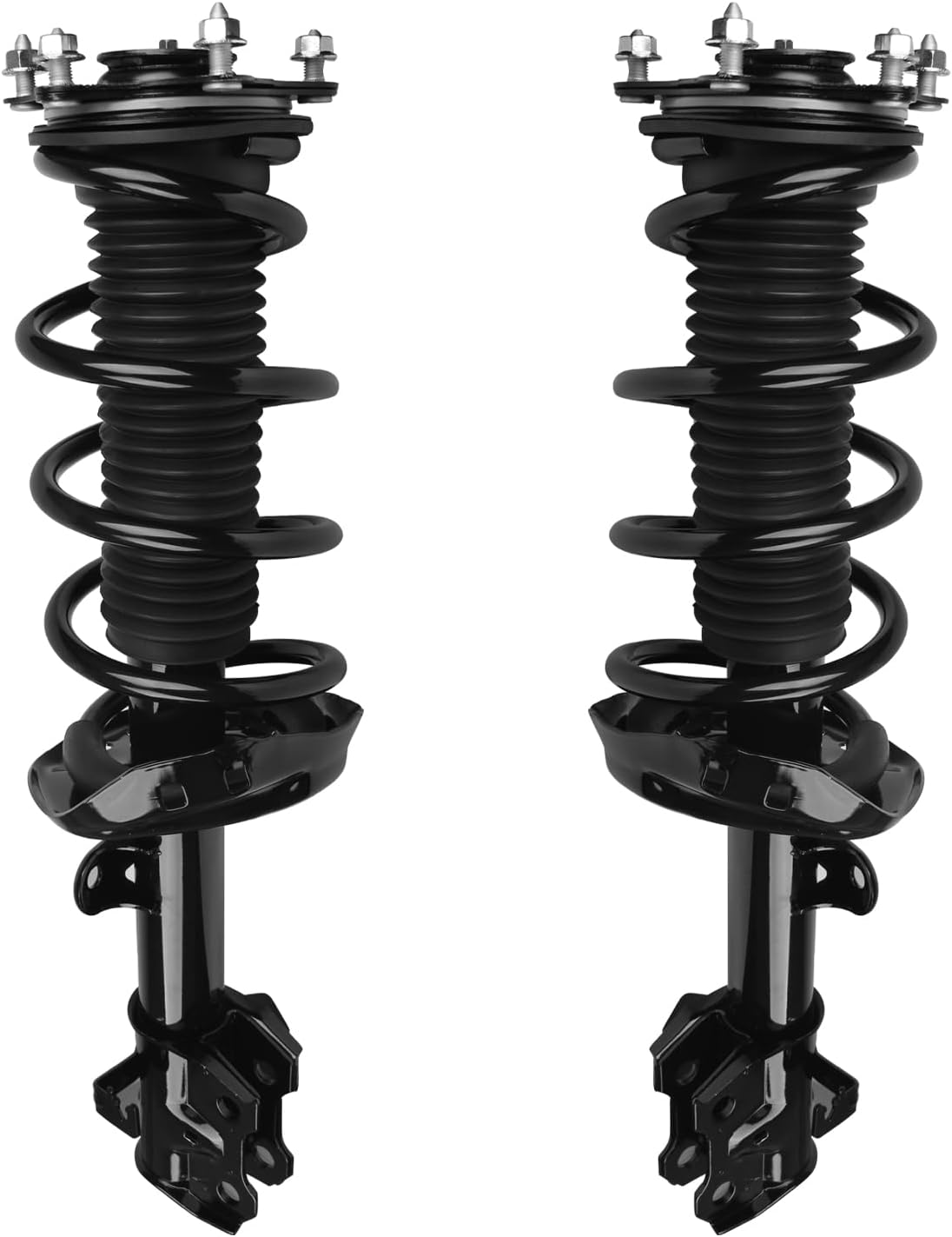 Autoround Front Complete Struts w/Coil Spring Assembly 272492 272491 Compatible with Honda CR-V 2007 2008 2009 2010 2011 2012 2013 2014