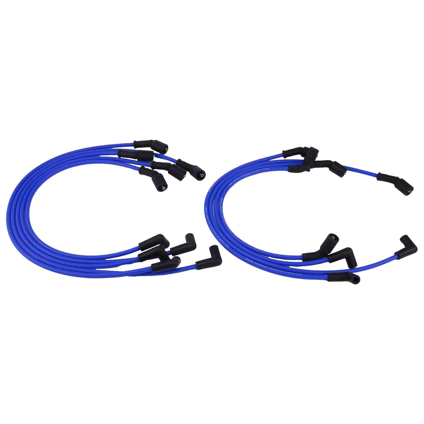 Spark Plug Ignition Wires 84863656A1 18-8828-1 Comaptible with Mercruiser MPI V8 5.0L 5.7L 6.2L Fuel Injected Engines with The Flat Cap