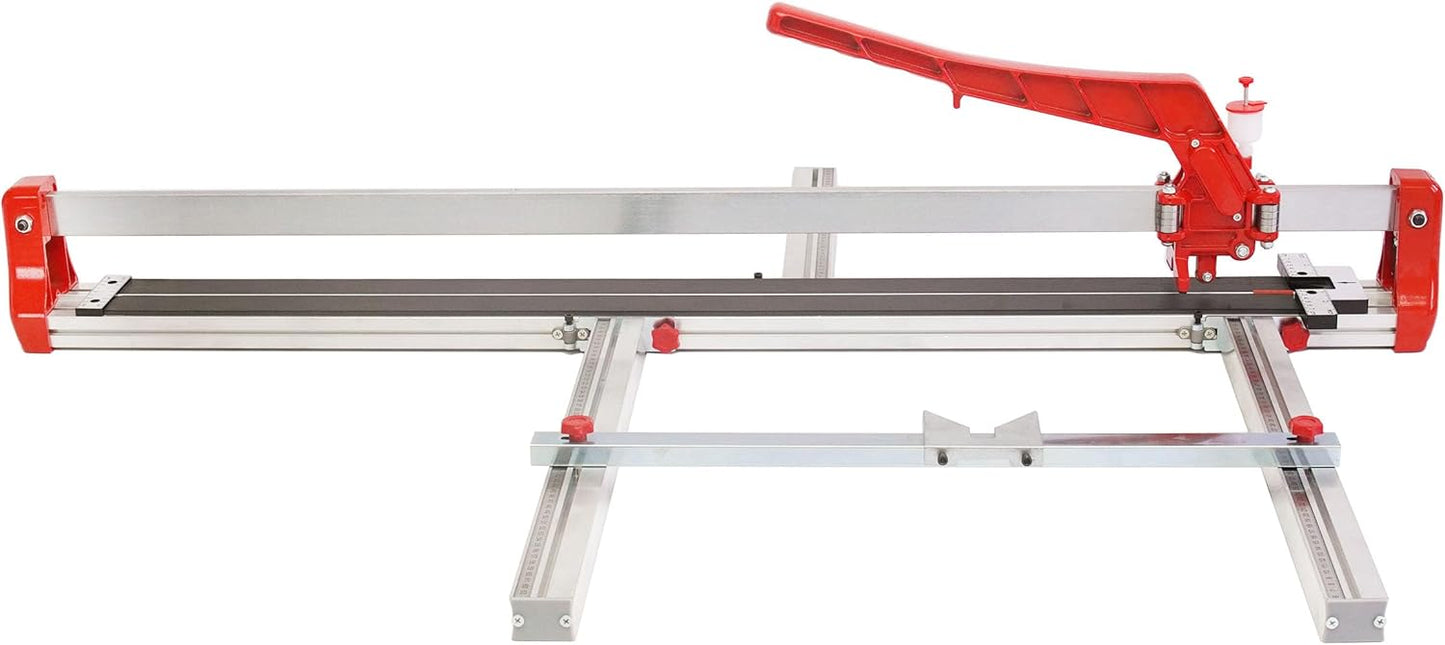 48inch Manual Tile Cutter Machine Single Slide Rail Adjustabl Ceramic Porcelain Tile Floor Cutting Heavy Duty 1200mm