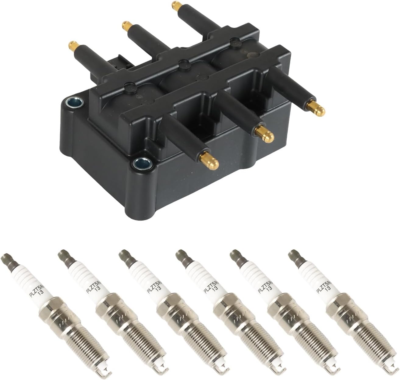 4PCS UF-764 Ignition Coils Pack & Iridium Spark Plugs Compatible with Hyundai Santa Fe 2019-2020 L4 2.4L & Kia Optima 2016-2020 L4 2.4L & Genesis G70 2019-2021 L4 2.0L