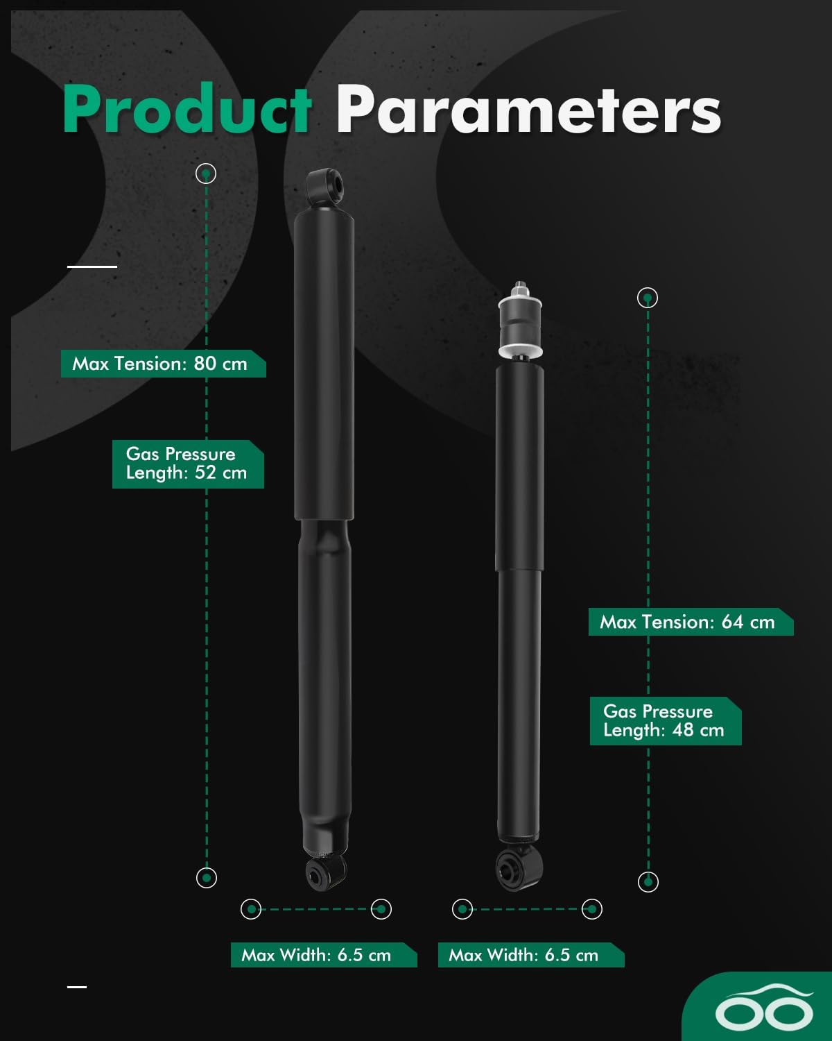 (4WD) Shocks, SCITOO Front Rear Gas Struts Shock Absorber Fit for 2005 2006 2007 2008 2009 2010 2011 2012 2013 2014 for Ford for F-250 Super Duty/for F-350 Super Duty 54347 34525 34526 Set of 4