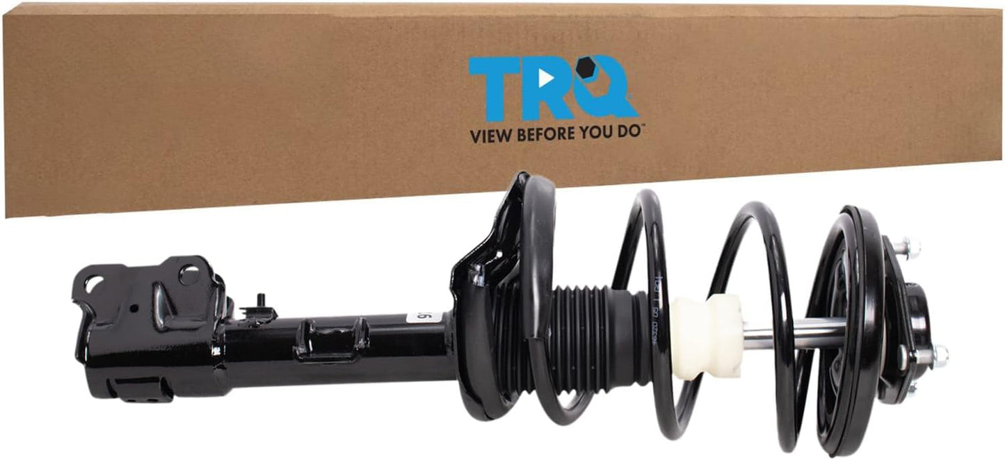 TRQ Front Left Complete Strut & Coil Spring Assembly Drivers Side Compatible with 2011-2017 Honda Odyssey
