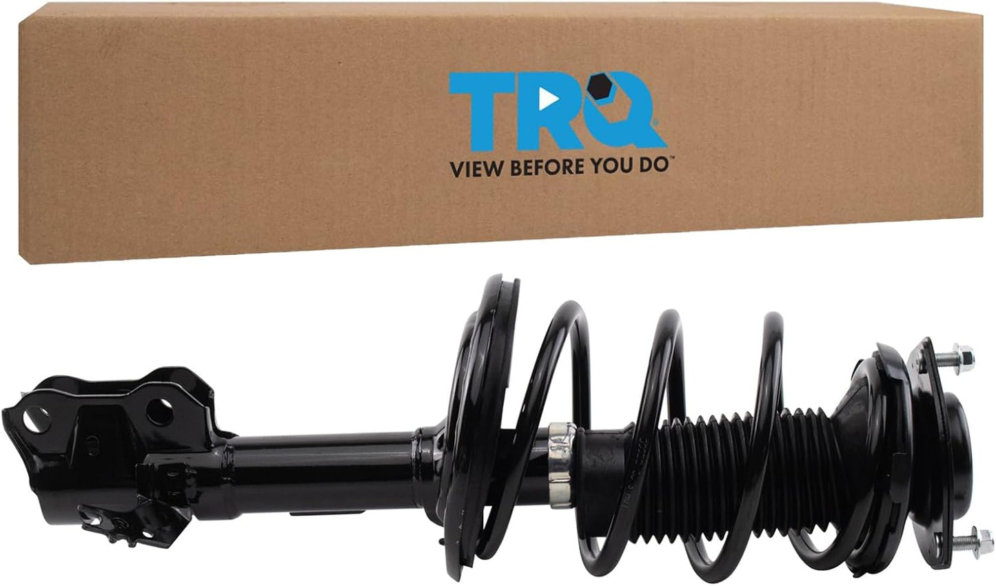 TRQ Front Left Complete Strut & Coil Spring Assembly Drivers Side Compatible with 2011-2017 Honda Odyssey